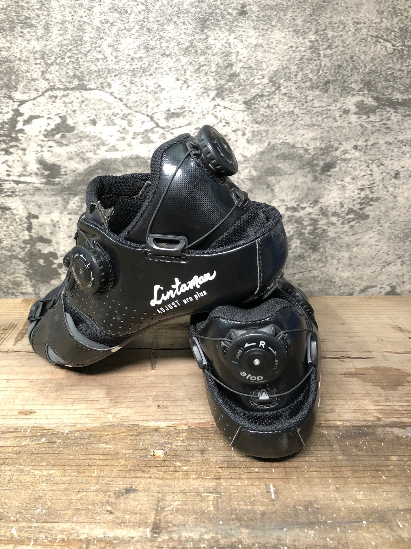 IM311 リンタマン Lintaman ADJUST PRO PLUS ビンディングシューズ 黒 EU39 SPD-SL つま先硬化