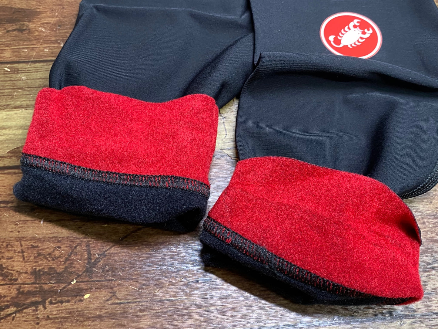 IV866 カステリ CASTELLI THERMOFLEX LEGWARMER レッグウォーマー 黒 M