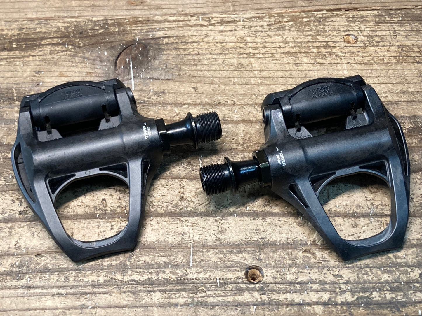 IY285 シマノ SHIMANO 105 PD-5800 ビンディングペダル 黒 SPD-SL