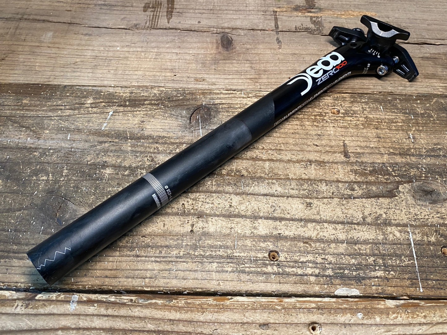 IS266 デダ Deda ゼロ zero100 アルミ シートポスト 黒 Φ27.2 350mm