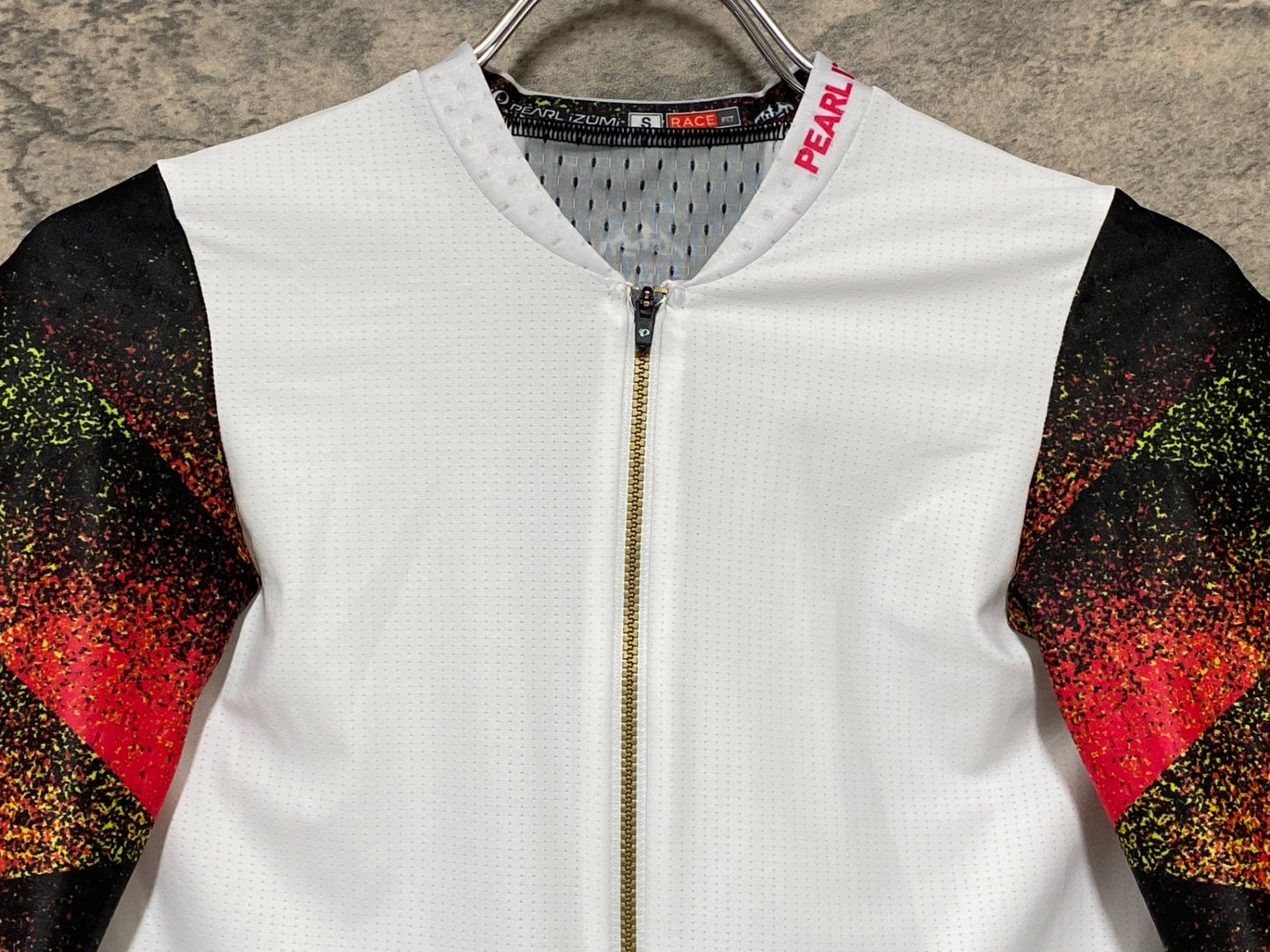 IZ952 パールイズミ PEARL iZUMi プレミアムサミット PREMIUM SUMMIT 半袖 サイクルジャージ 白 S
