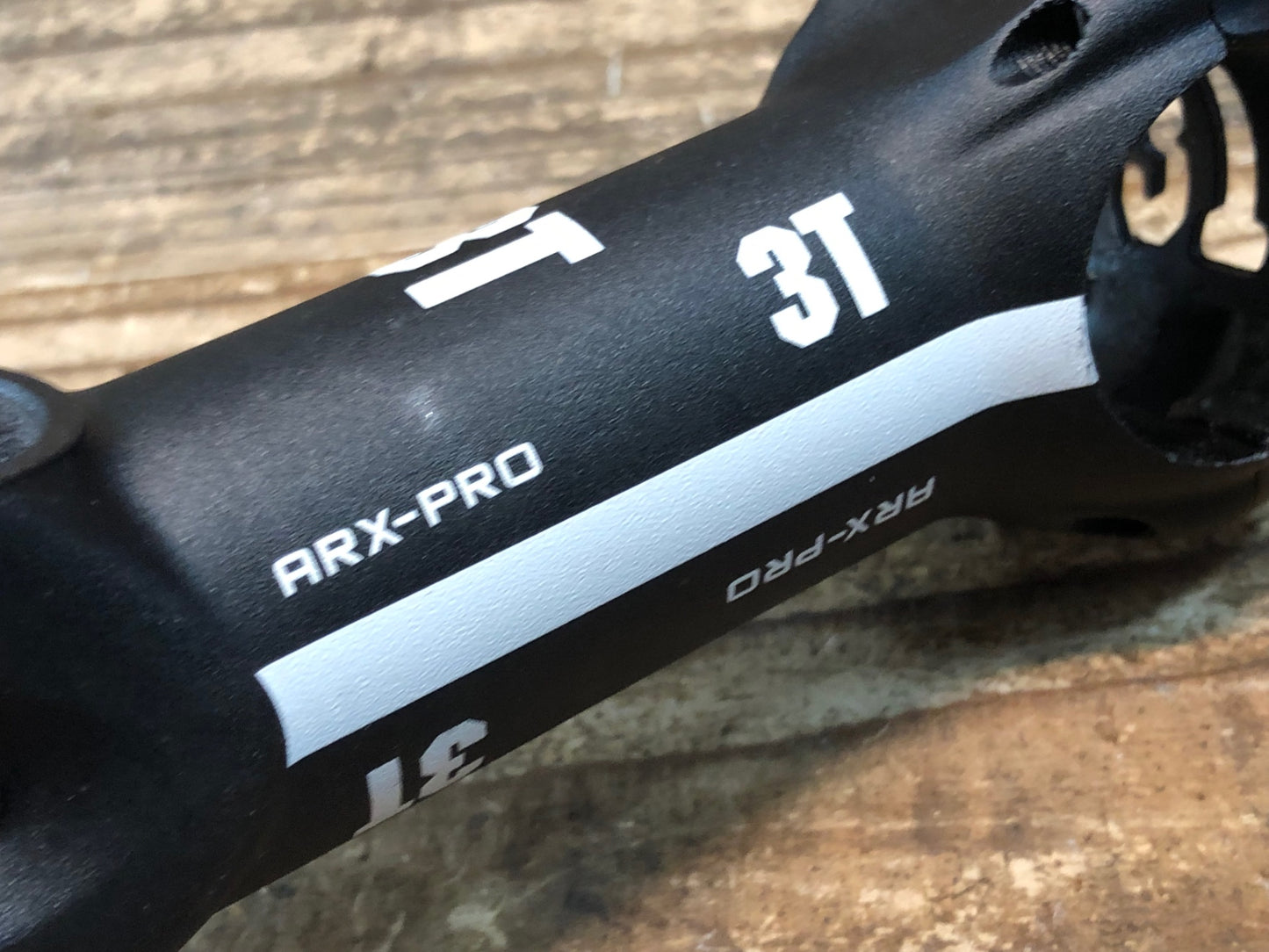 IS390 3T ARX-PRO アルミステム 黒 100mm Φ31.8 OS