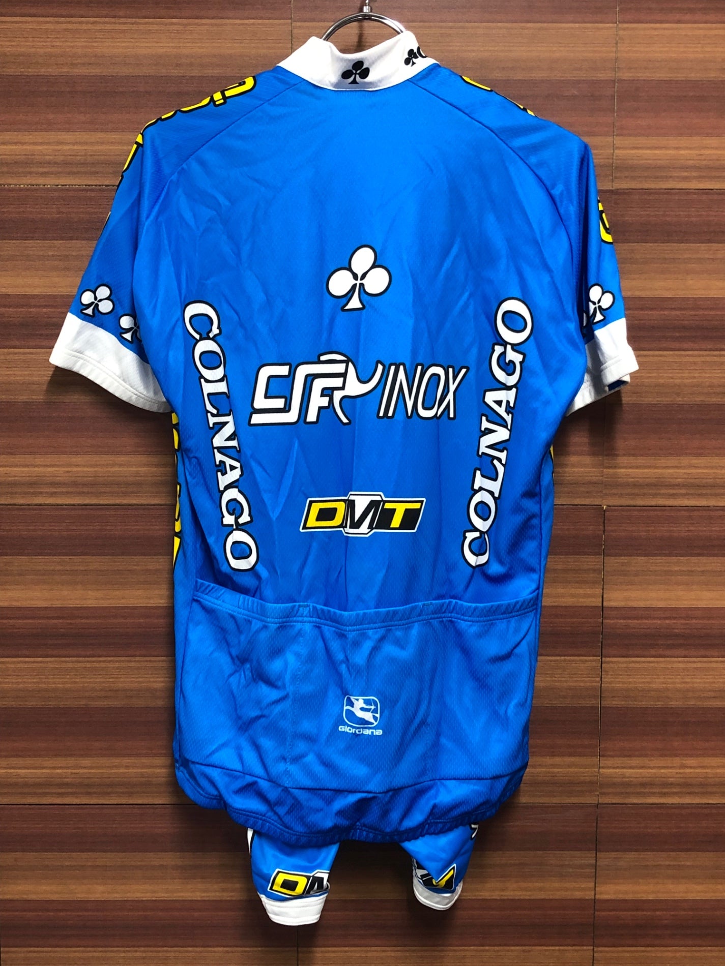 IO654 ジョルダナ Giordana COLNAGO CSF INOX サイクルジャージ ビブショーツ 上下セット M