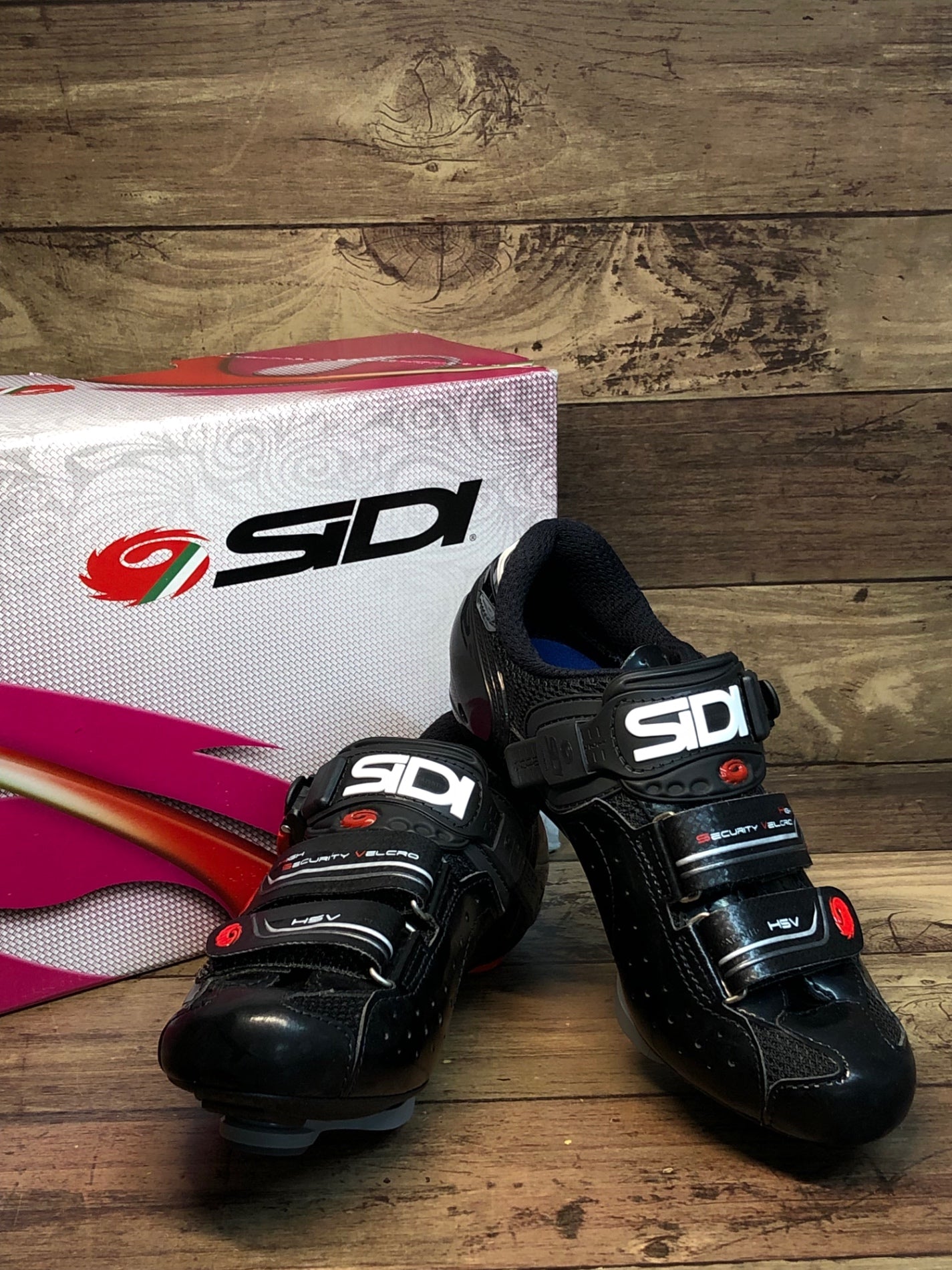 IO388 シディ SIDI GENIUS 7 MEGA ビンディングシューズ 黒 SPD-SL EU37.5