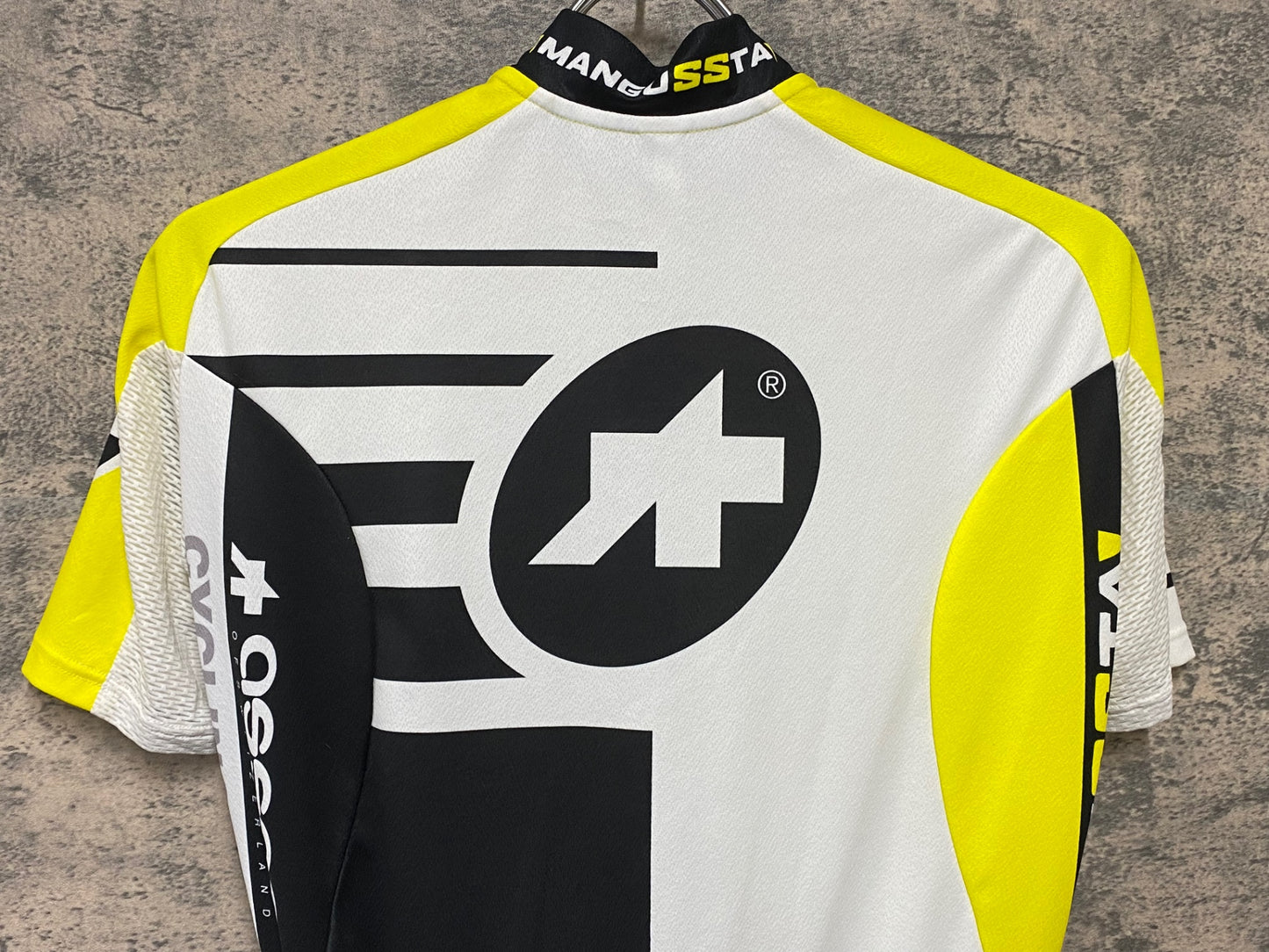 IY438 アソス assos MANGUSSTA 半袖 サイクルジャージ 黄 S