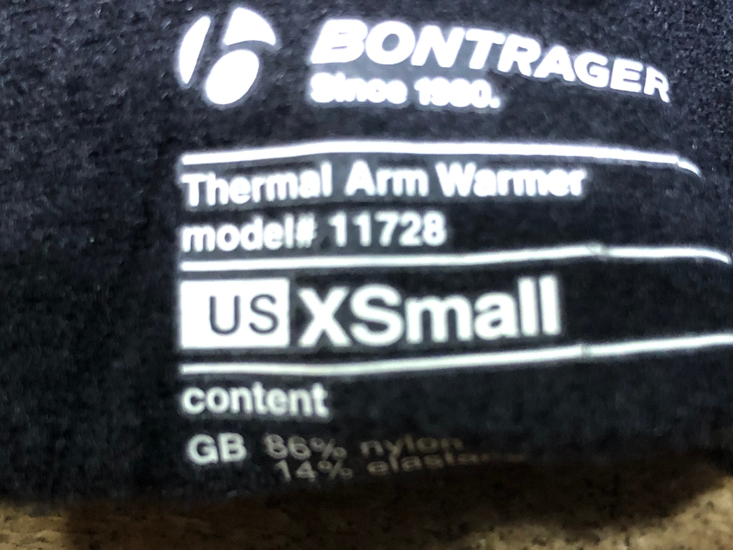 IM785 ボントレガー BONTRAGER アームウォーマー 黒 L