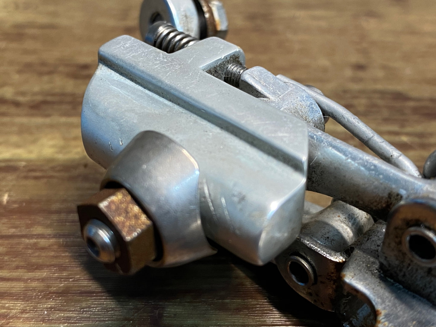 IX653 カンパニョーロ CAMPAGNOLO クローチェダウネ Croce D`aune フロントディレイラー 2s 直付