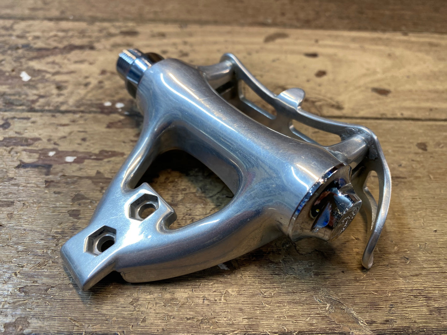 IN078 カンパニョーロ Campagnolo Cレコード C RECORD エアロ フラットペダル シルバー