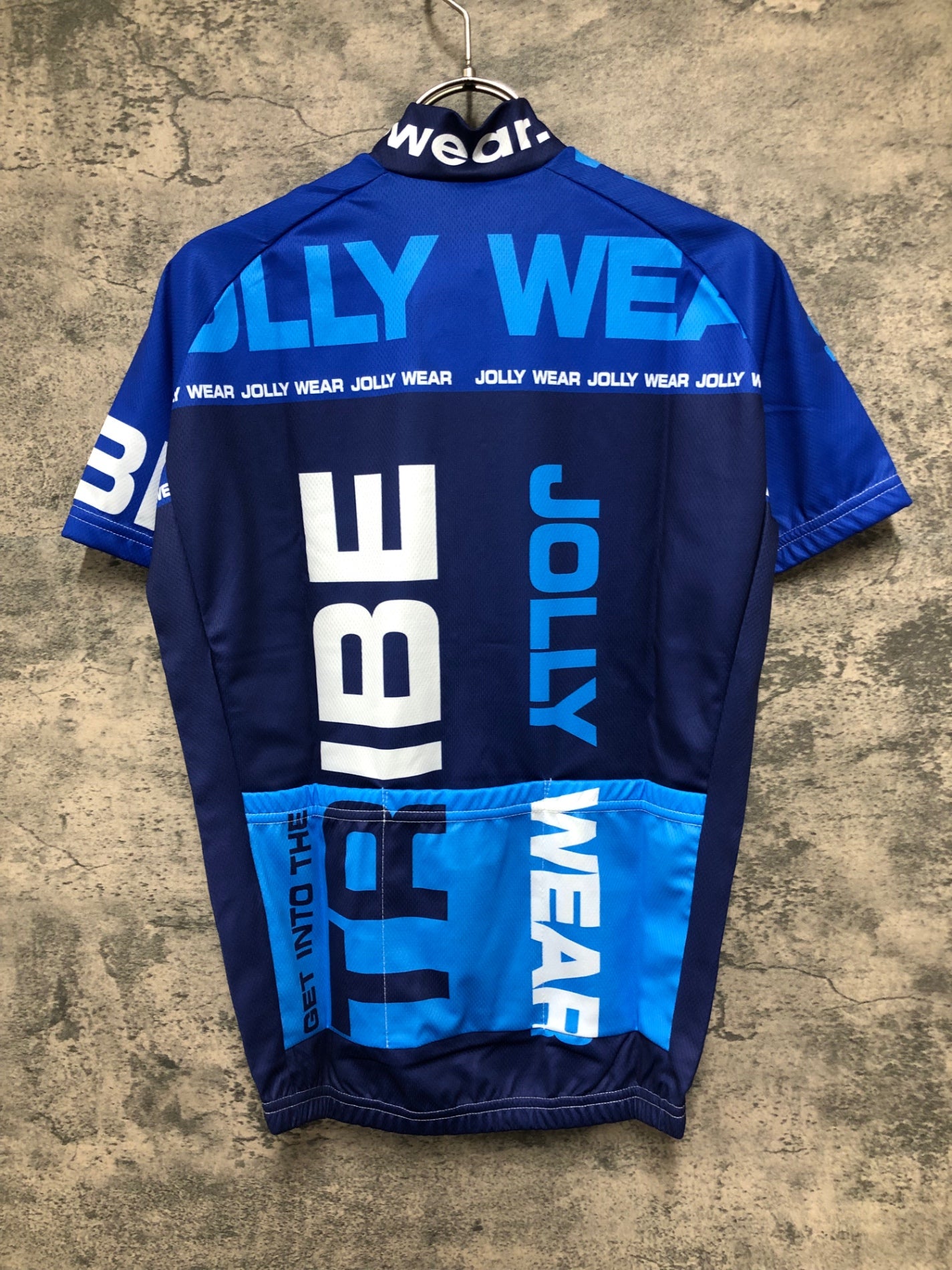 IX668 ジョリーウェア JOLLYWEAR 半袖サイクルジャージ 青 S