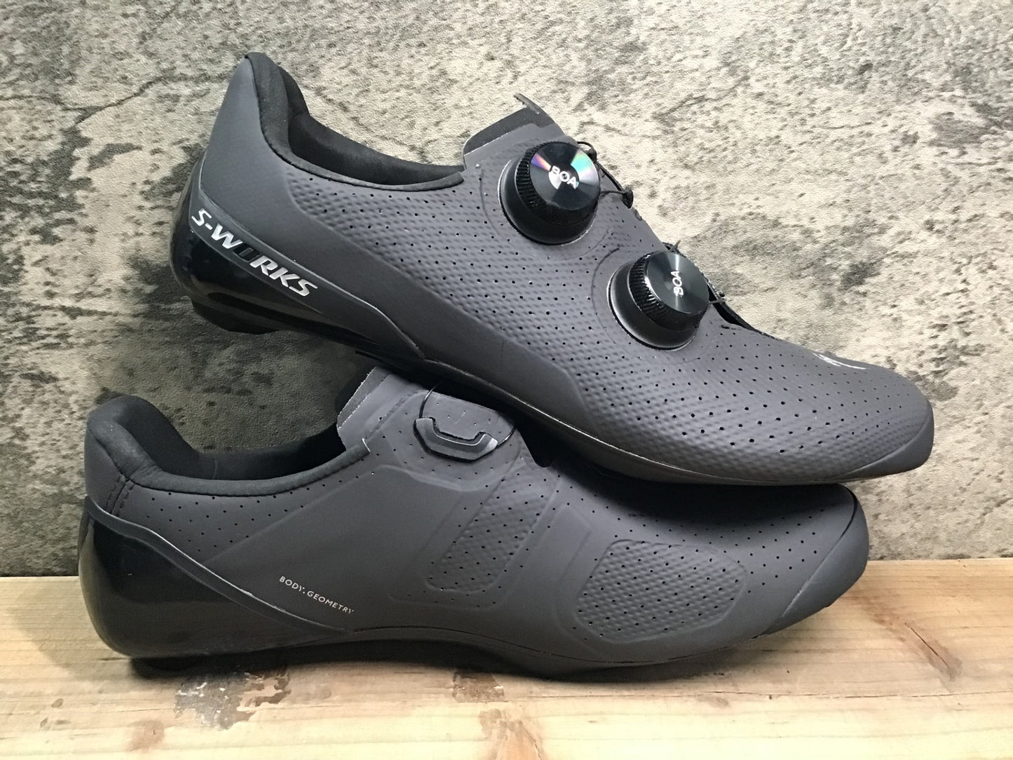 II946 スペシャライズド SPECIALIZED エスワークス S-WORKS TORCH RD ビンディングシューズ 黒 WIDE EU41 SPD-SL