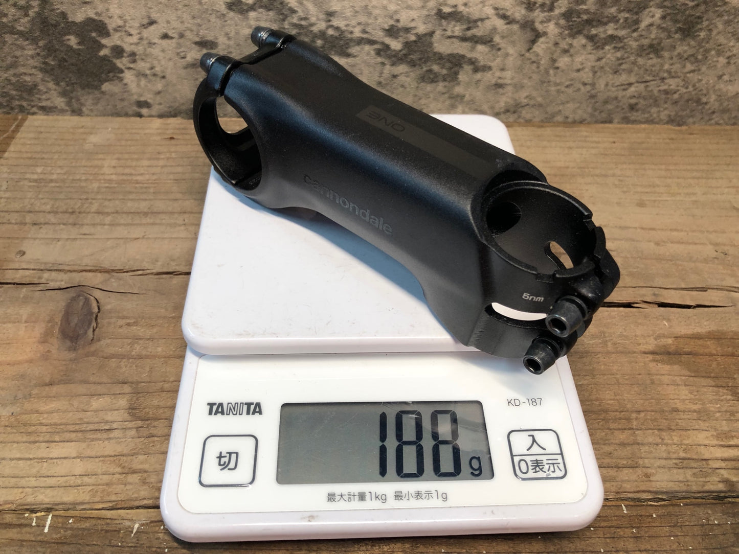 IN849 キャノンデール Cannondale One C1 Conceal アルミ ステム 100mm Φ31.8 -6° OS