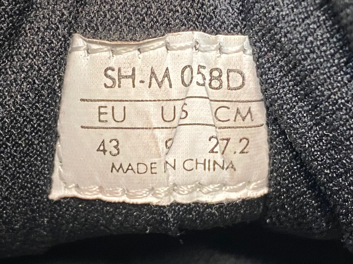 IM522 シマノ SHIMANO SH-M058 MTB ビンディングシューズ 茶 SPD EU43