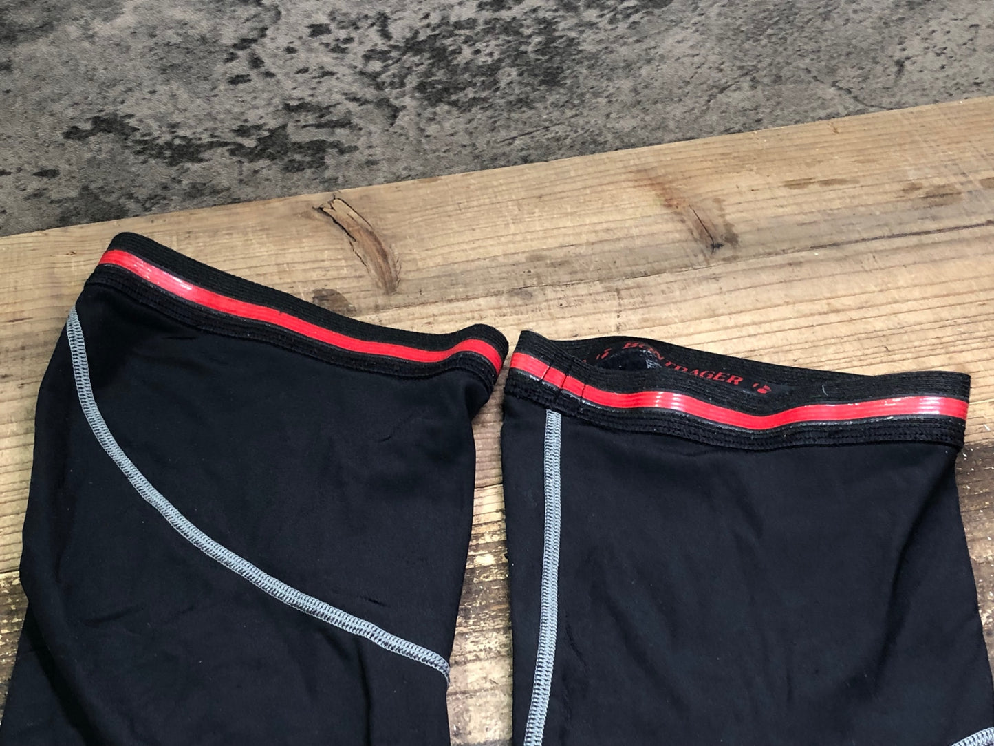 IT089 ボントレガー BONTRAGER レッグウォーマー 黒 S 裏起毛