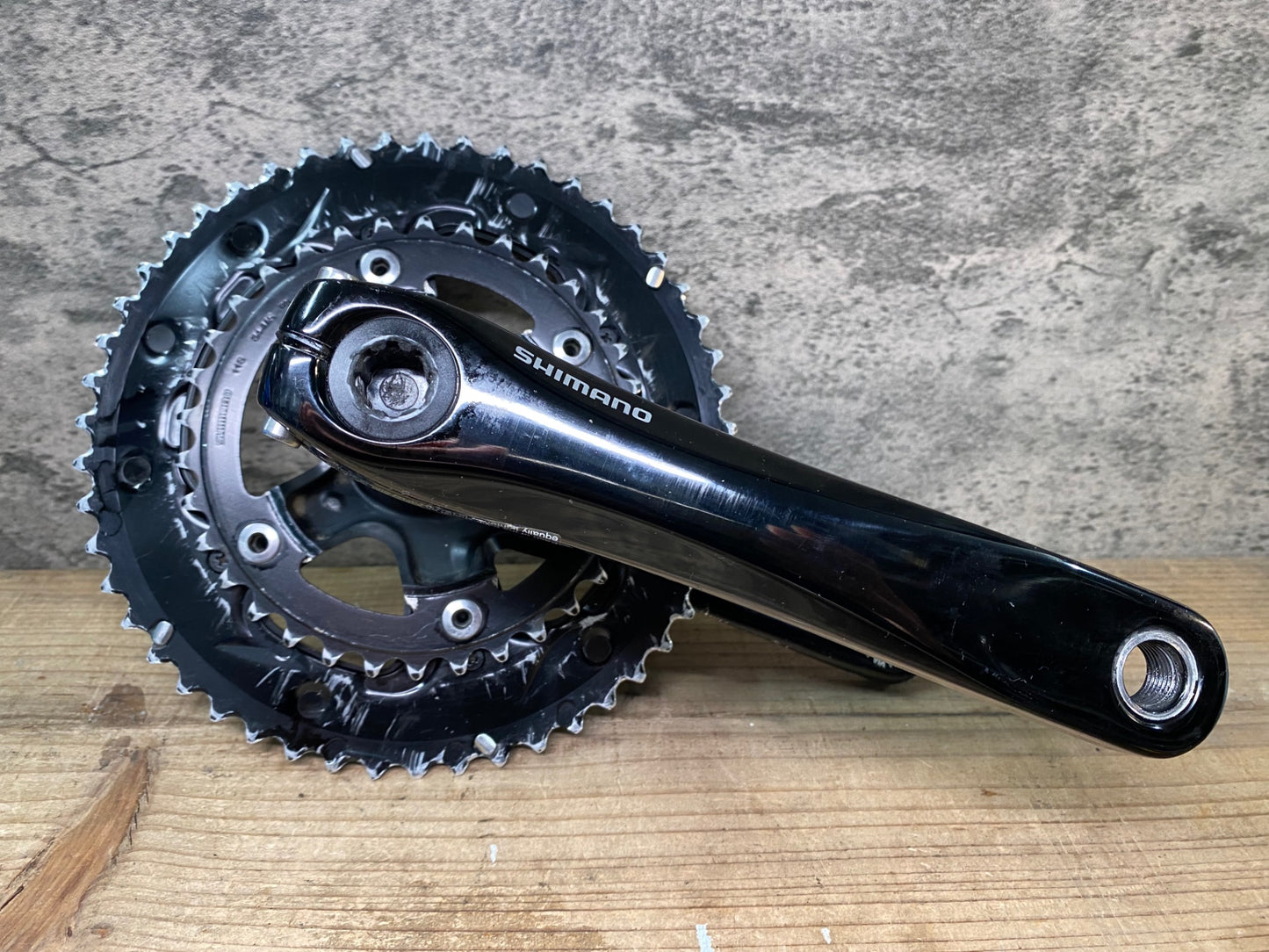 IT196 シマノ SHIMANO FC-RS510 クランクセット 170mm 50/34T ※歯の摩耗強の為ジャンク