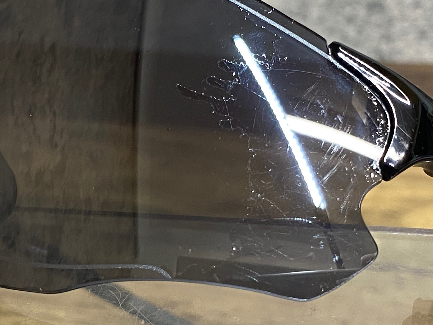 JD288 オークリー OAKLEY EV ZERO サングラス アイウェア 黒 PRIZM ※レンズフィルム剝れ