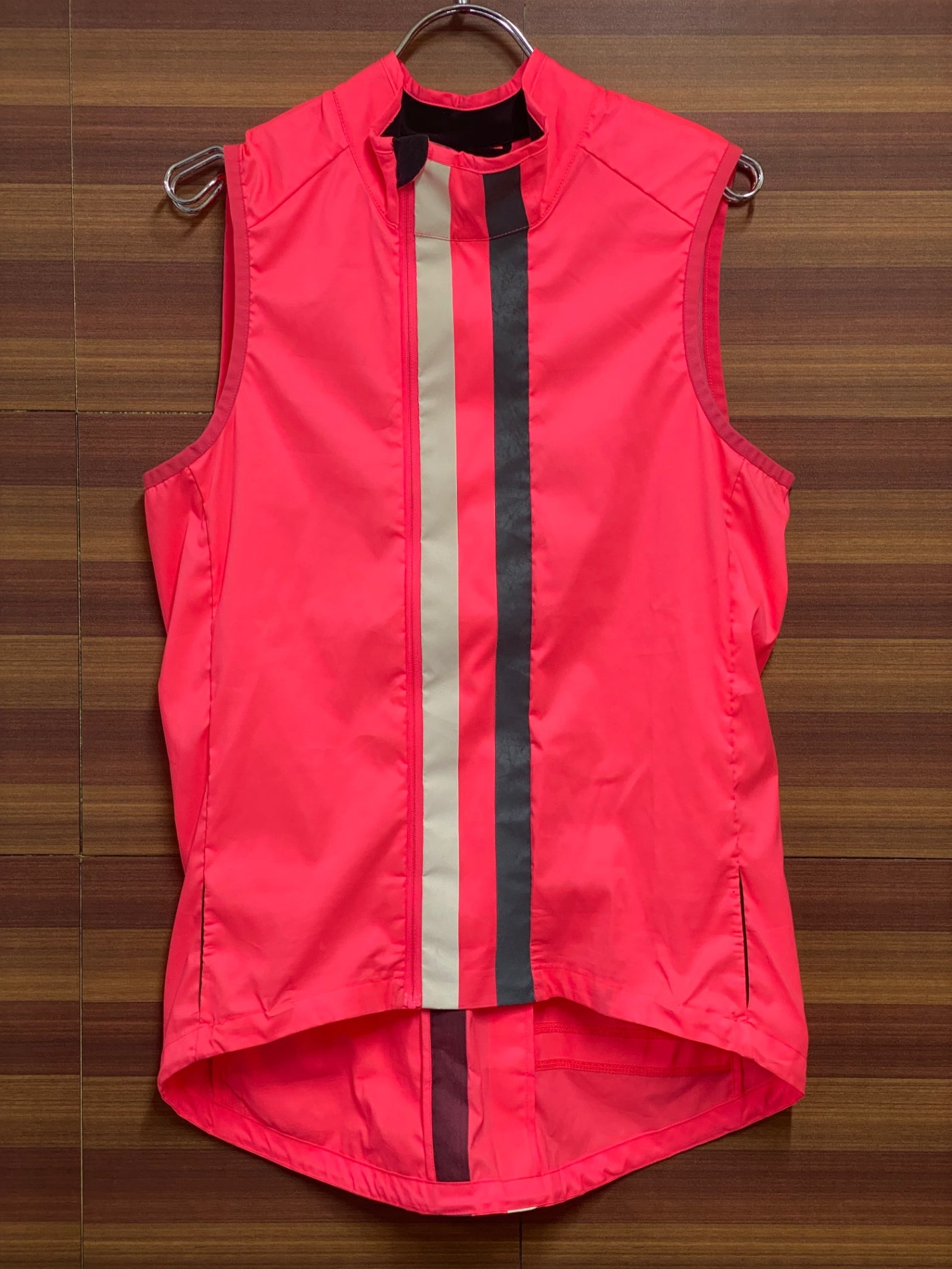 HT982 ラファ Rapha BREVET GILET サイクルベスト ジレ ピンク M ※汚れ