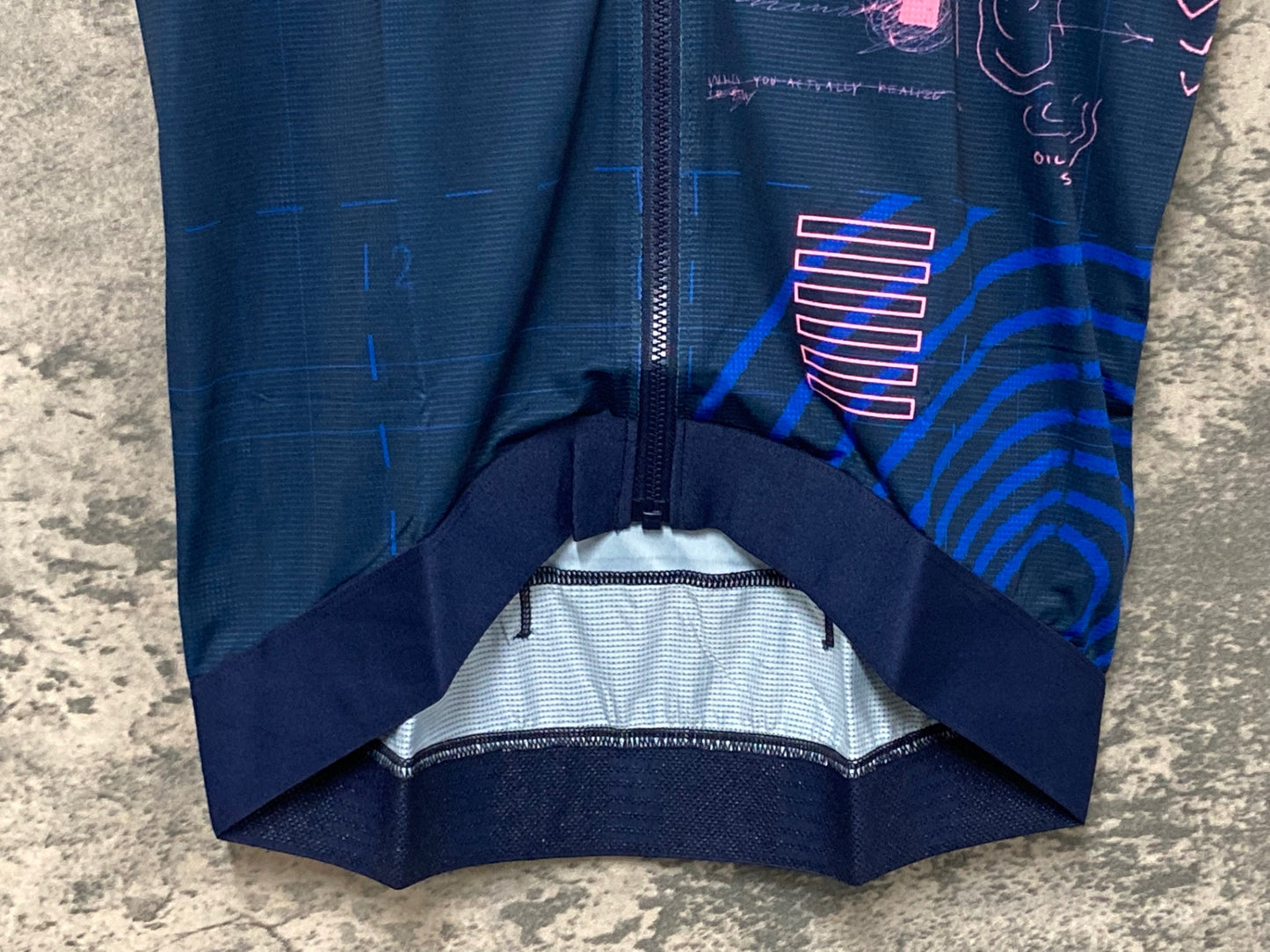 IX939 ラファ Rapha EF EDUCATION FIRST PRO TEAM TRAINING JERSEY 半袖サイクルジャージ 紺 M