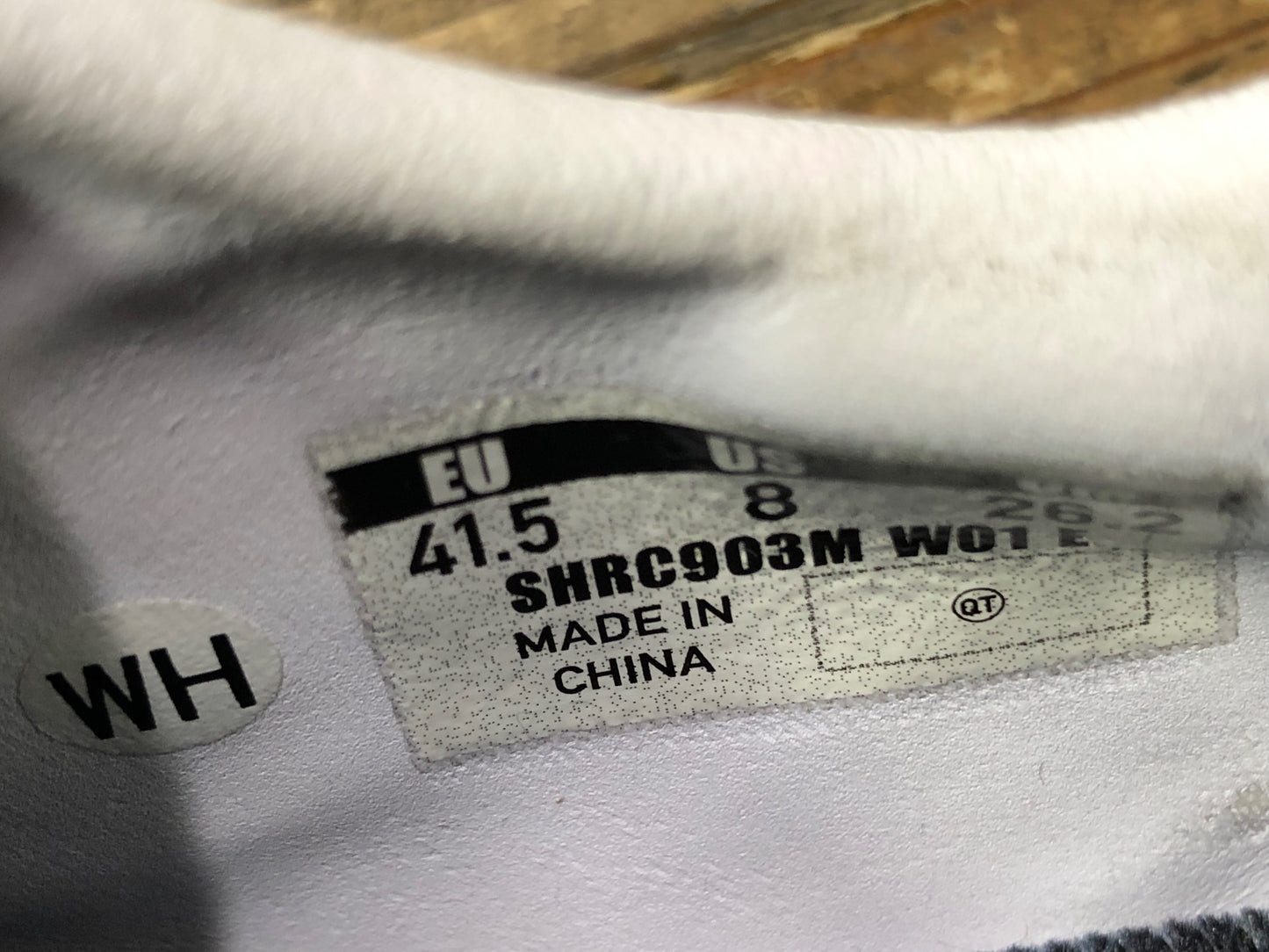 IV116 シマノ SHIMANO S-PHYER SH-RC903M W01 E ビンディングシューズ 白 EU41.5