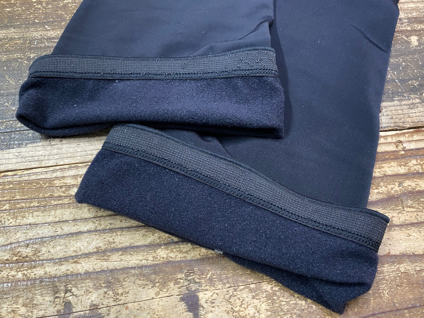JC281 カペルミュール KAPELMUUR レッグウォーマー 裏起毛 L 黒