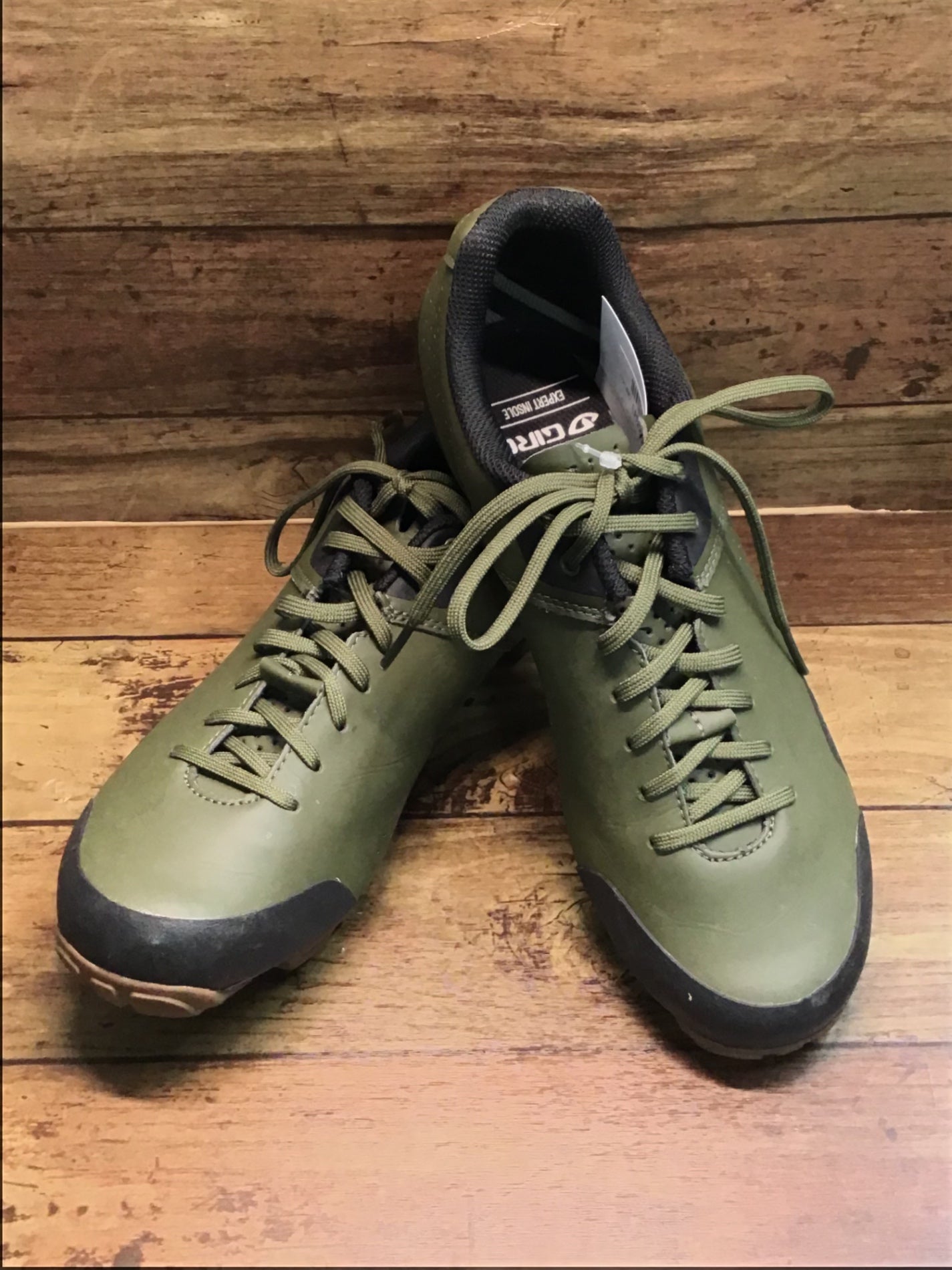 II874 ジロ GIRO PRIVATEER LACE ビンディングシューズ カーキ EU41