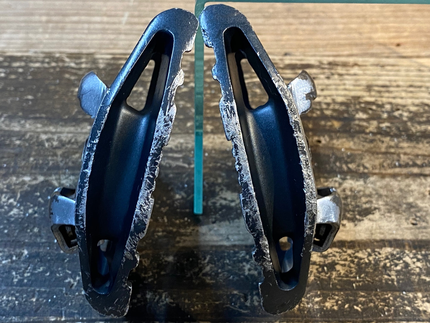 JD146 シマノ SHIMANO PD-EH500 ビンディングペダル 片面フラット ピン欠品