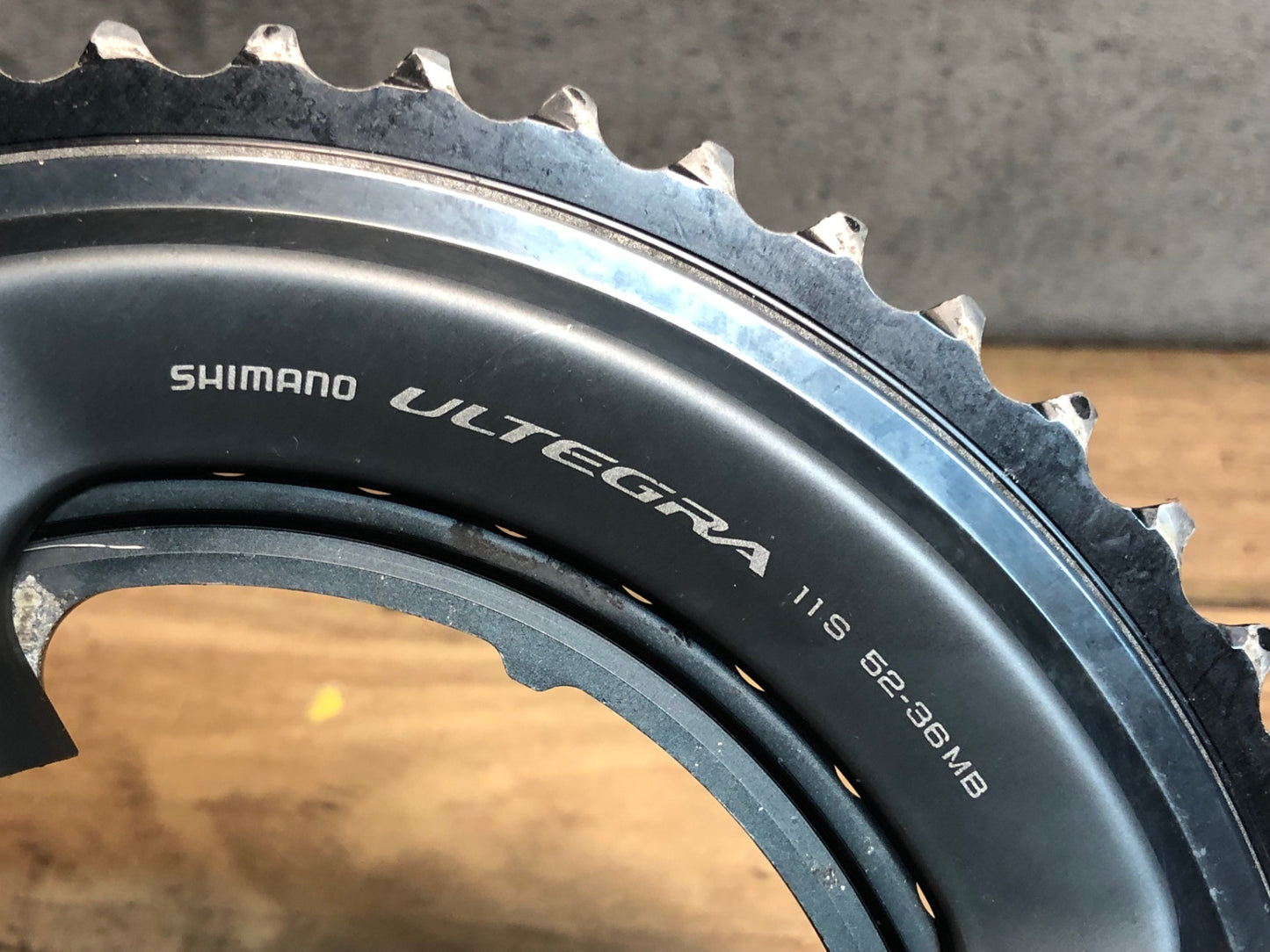IP304 シマノ SHIMANO アルテグラ ULTEGRA FC-6800 チェーンリング 52/36T セット ※歯の摩耗大 ジャンク