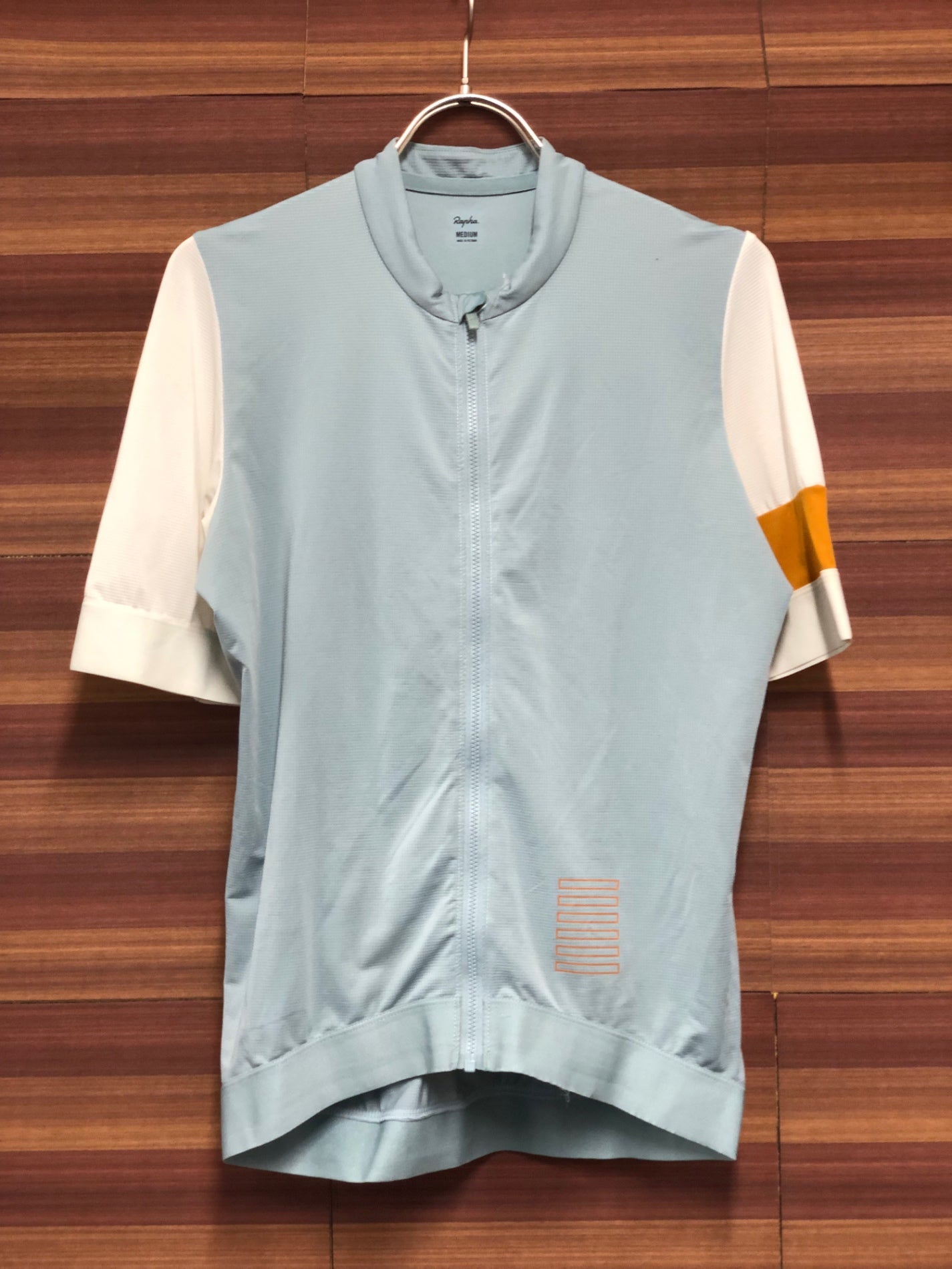IP678 ラファ Rapha PRO TEAM TRANING JERSEY 半袖サイクルジャージ 水色 M