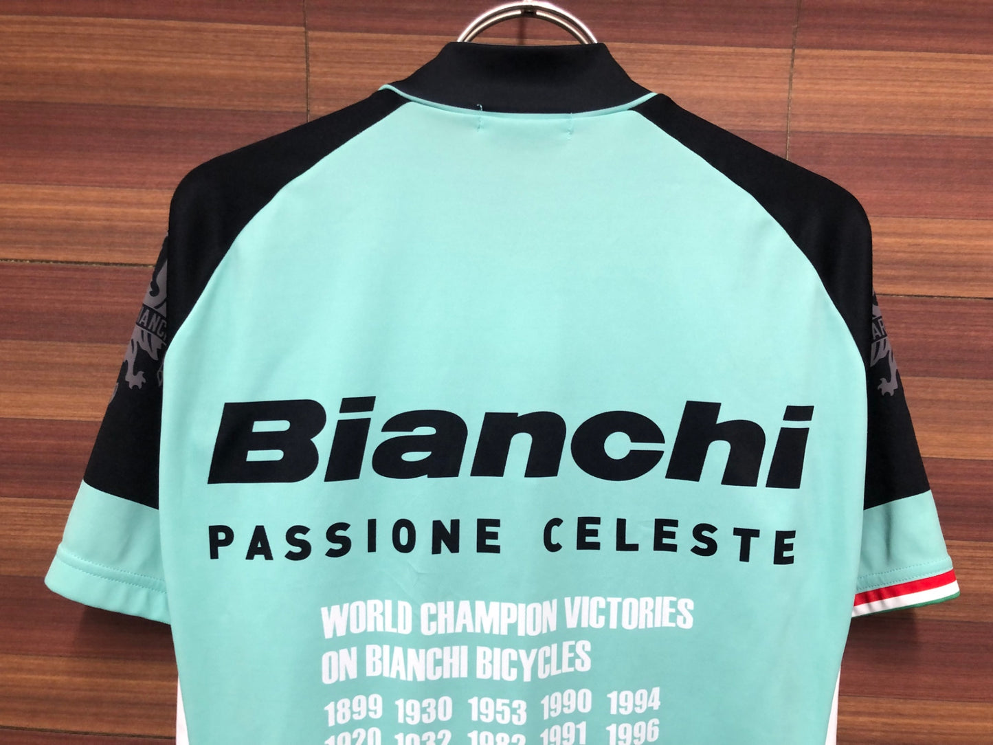 IP591 パールイズミ PEARL iZUMi 半袖 サイクルジャージ ビアンキ M チェレステ