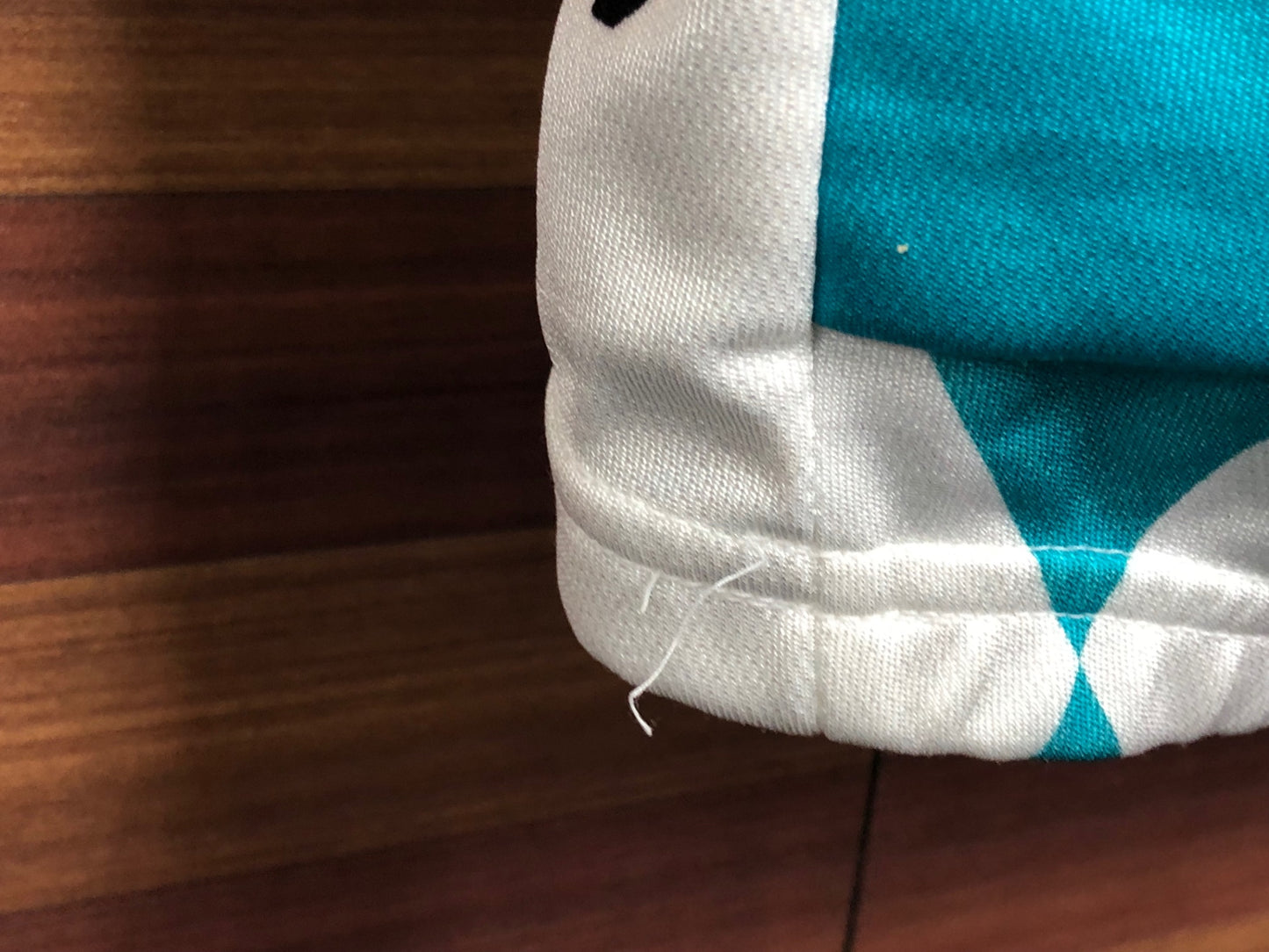 IQ442 パールイズミ PEARL iZUMi 半袖 サイクルジャージ 白水色 うさぎ Lサイズ