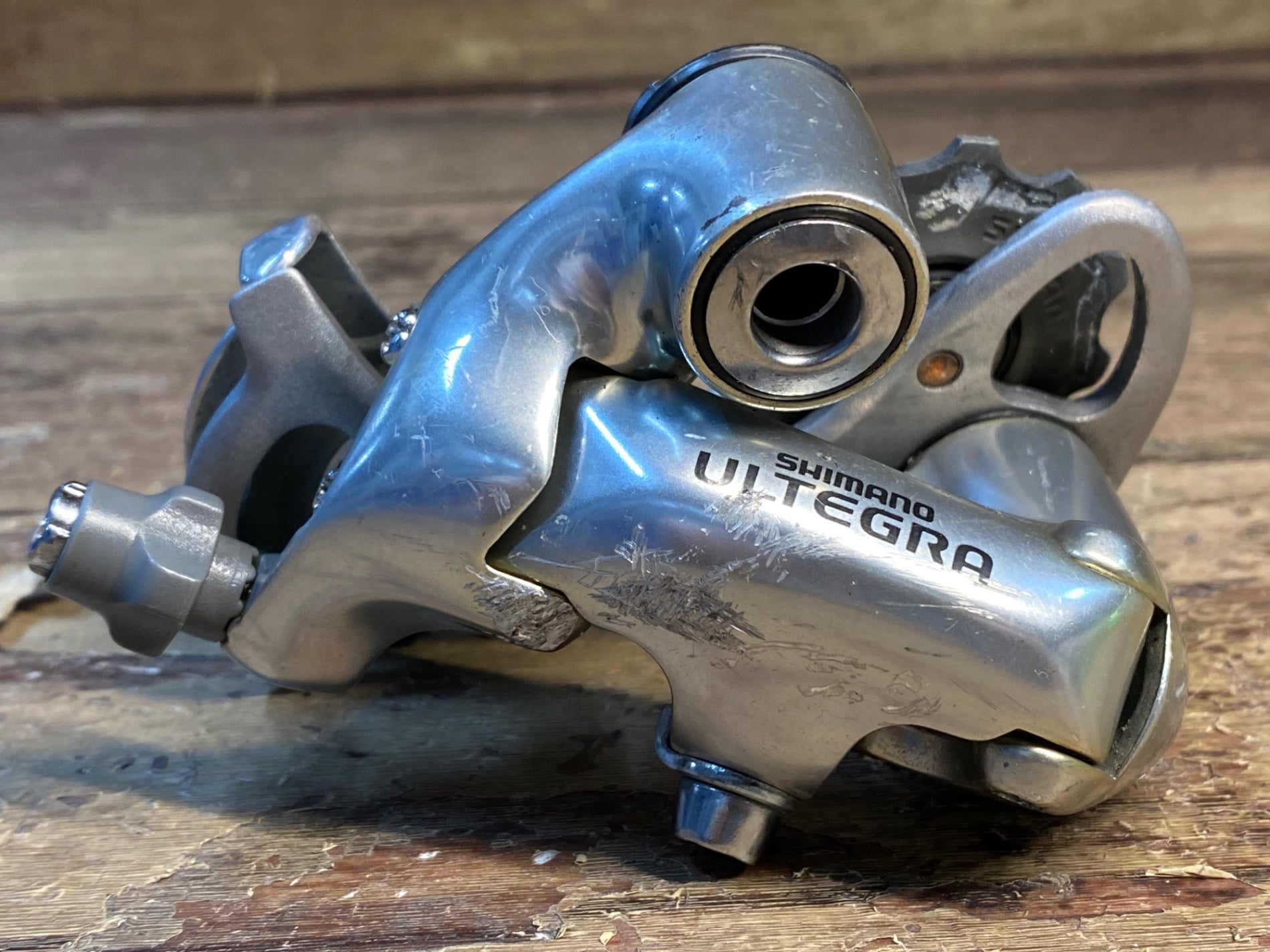 HW627 シマノ SHIMANO アルテグラ ULTEGRA RD-6500 リアディレイラー 9S ※ガリ傷、使用感大