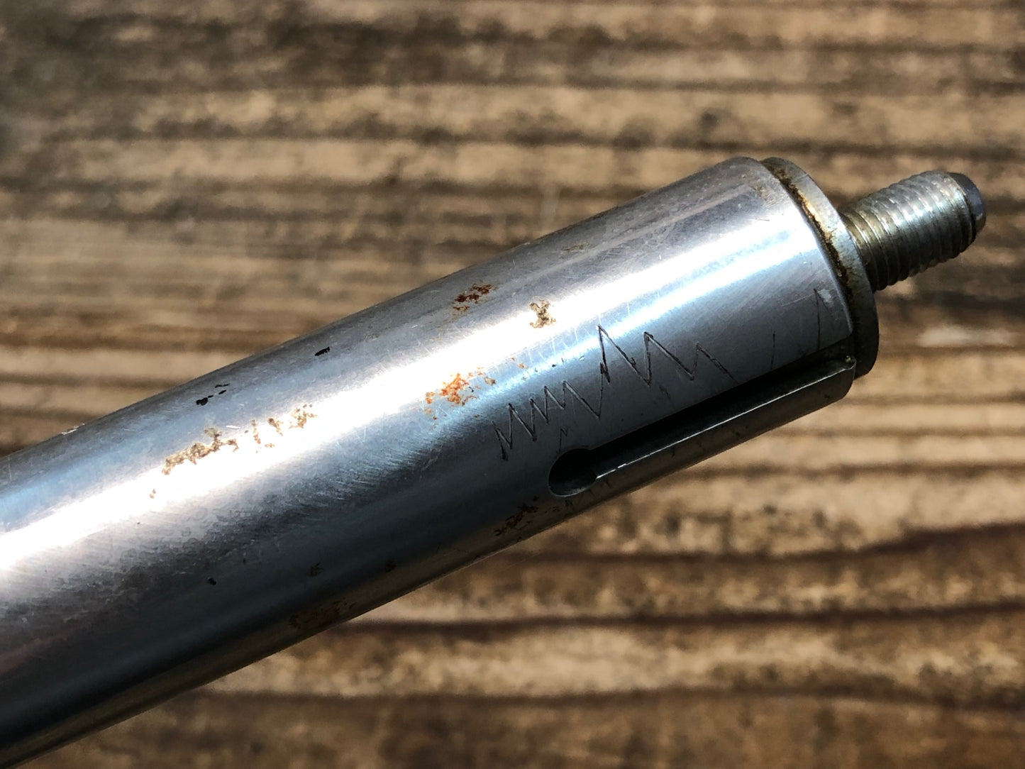IS091 チネリ Cinelli FROG スレッドステム 黒 シルバー 120mm Φ26.0 Φ22.2