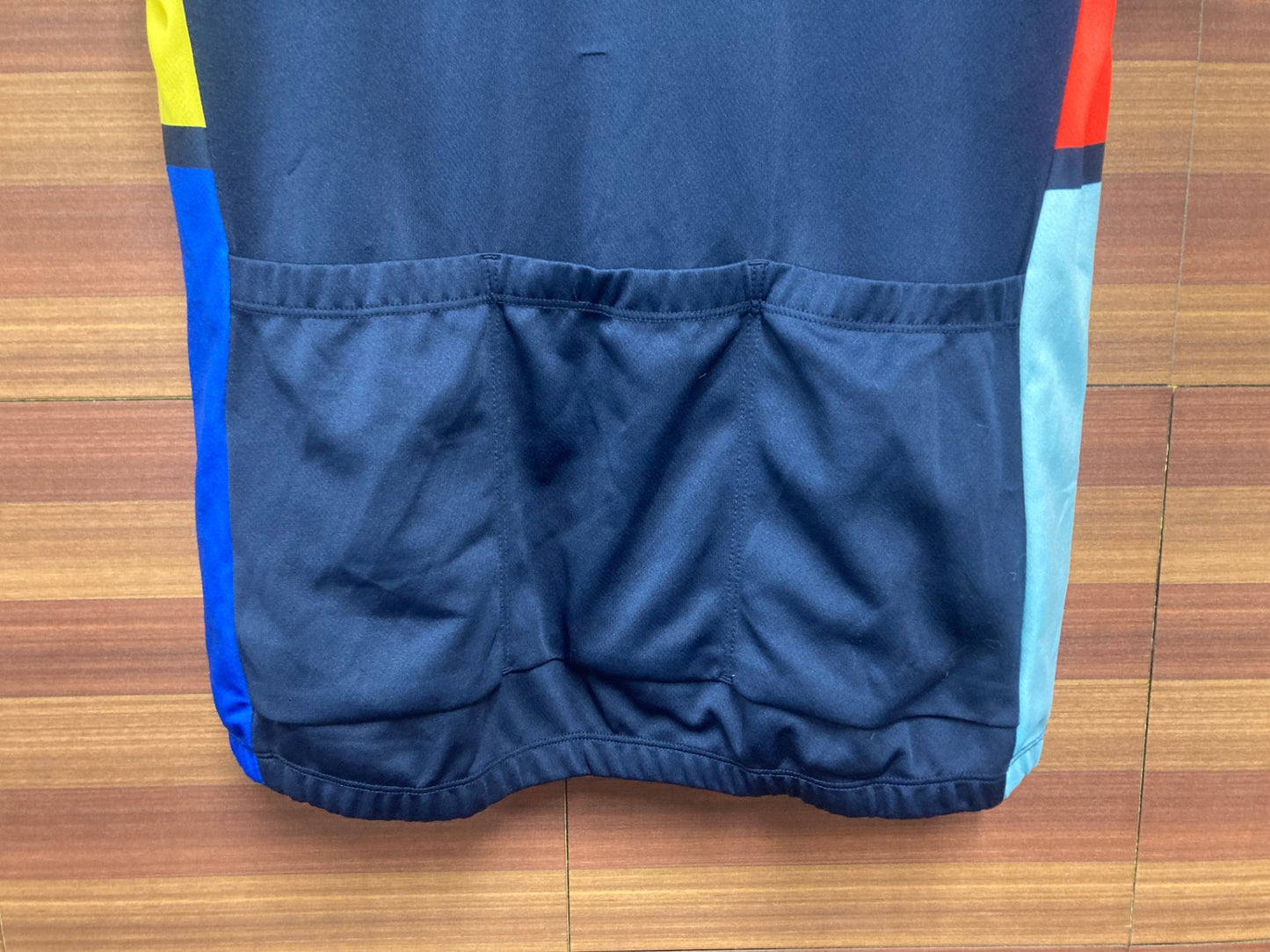 IO082 ルコックスポルティフ le coq sportif 半袖 サイクルジャージ 青 赤 黄 O