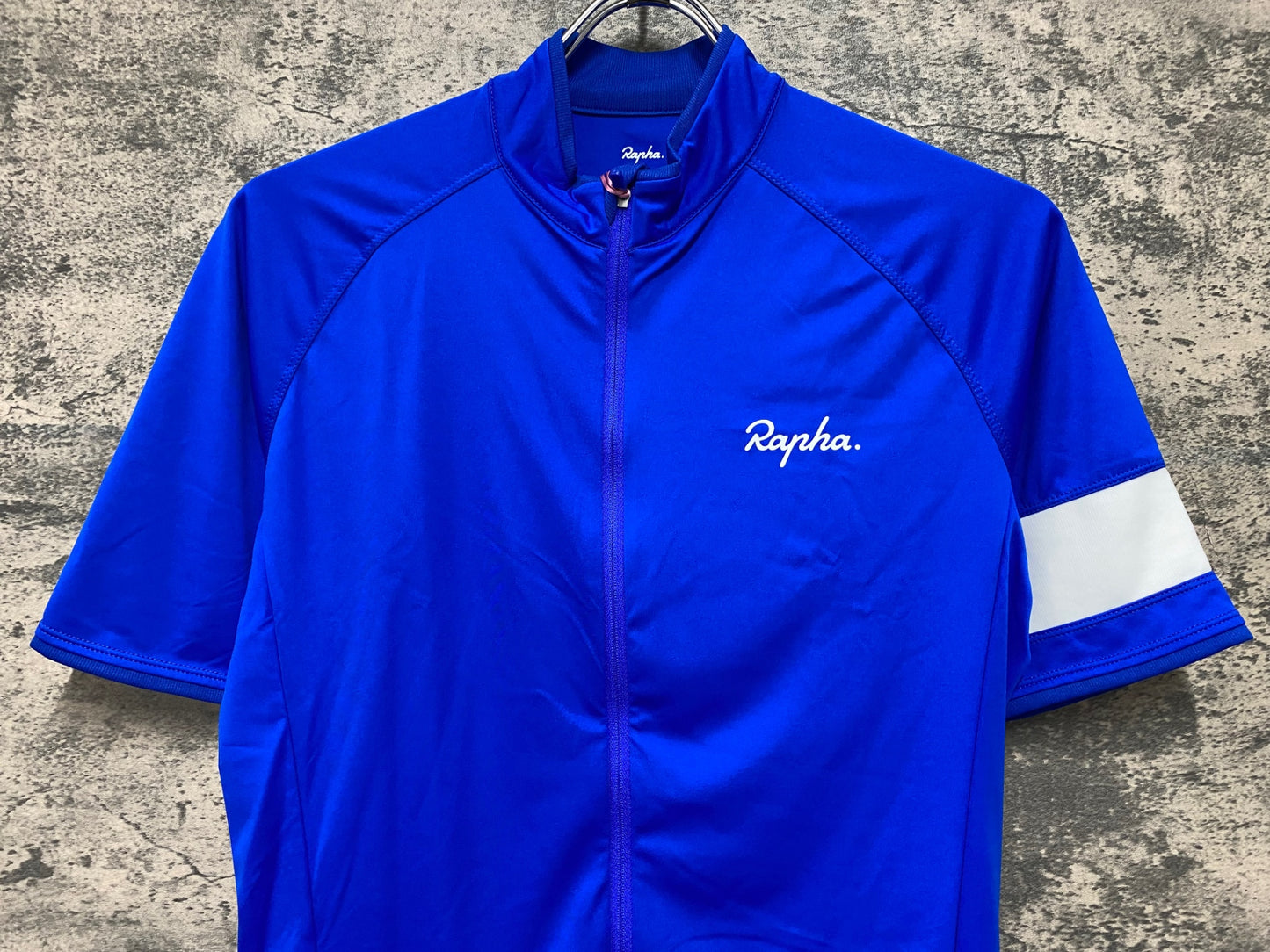 IY746 ラファ Rapha CORE JERSEY 半袖 サイクルジャージ 青 M