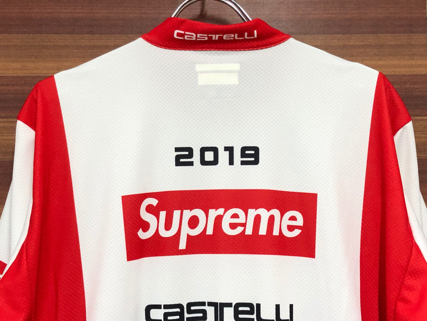 IK564 カステリ CASTELLI SUPREME 半袖サイクルジャージ 白 XLサイズ