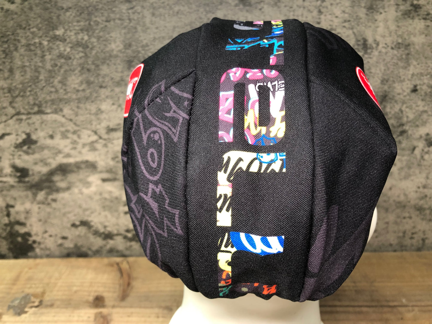 IP927 カステリ CASTELLI サイクルキャップ 黒 フリーサイズ
