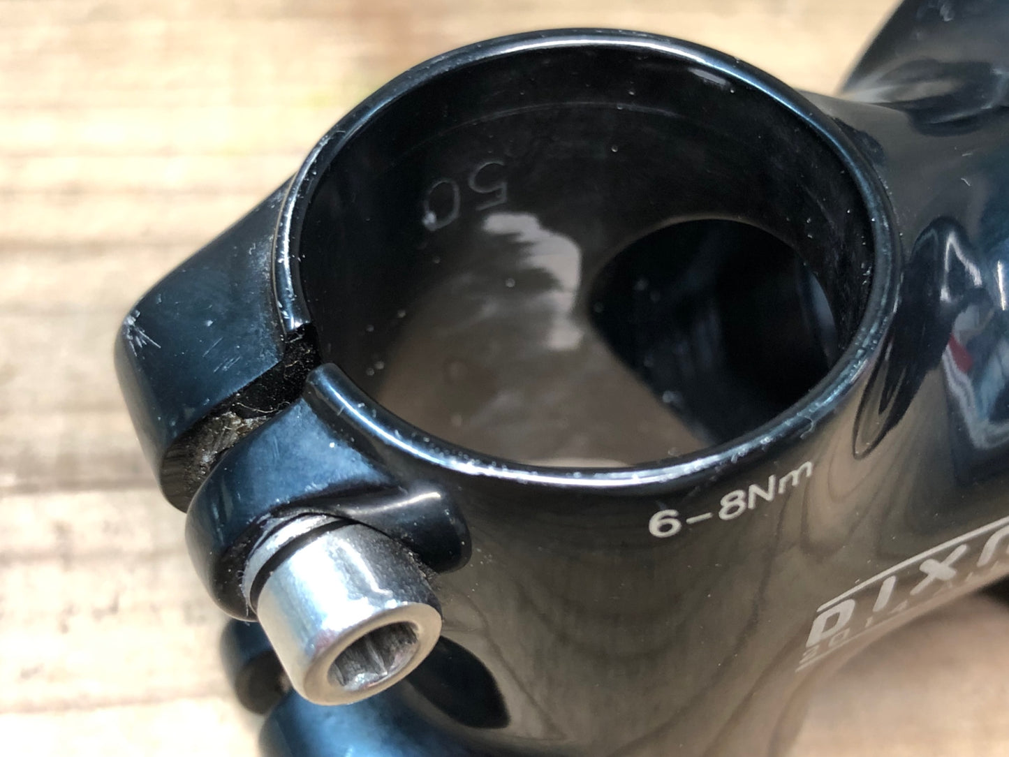IS384 ディズナ DIXNA リッジラインステム アルミステム 黒 50mm Φ31.8 OS