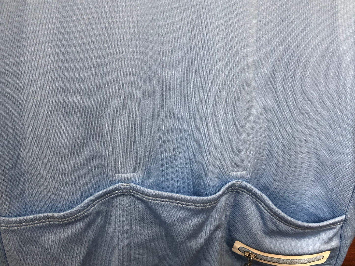 HW349 ラファ Rapha CLASSIC JERSEY 半袖 サイクルジャージ 水色 S ※薄い染み