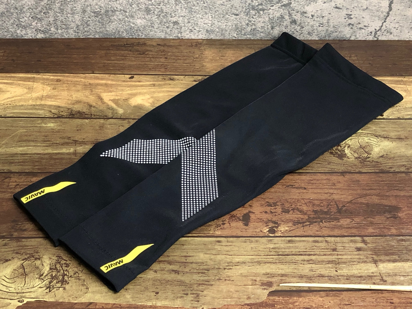 IQ164 マヴィック MAVIC アームウォーマー 黒 M 裏起毛