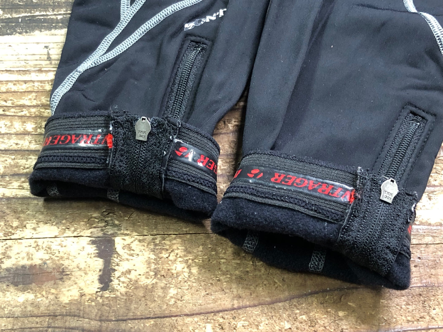 IT089 ボントレガー BONTRAGER レッグウォーマー 黒 S 裏起毛