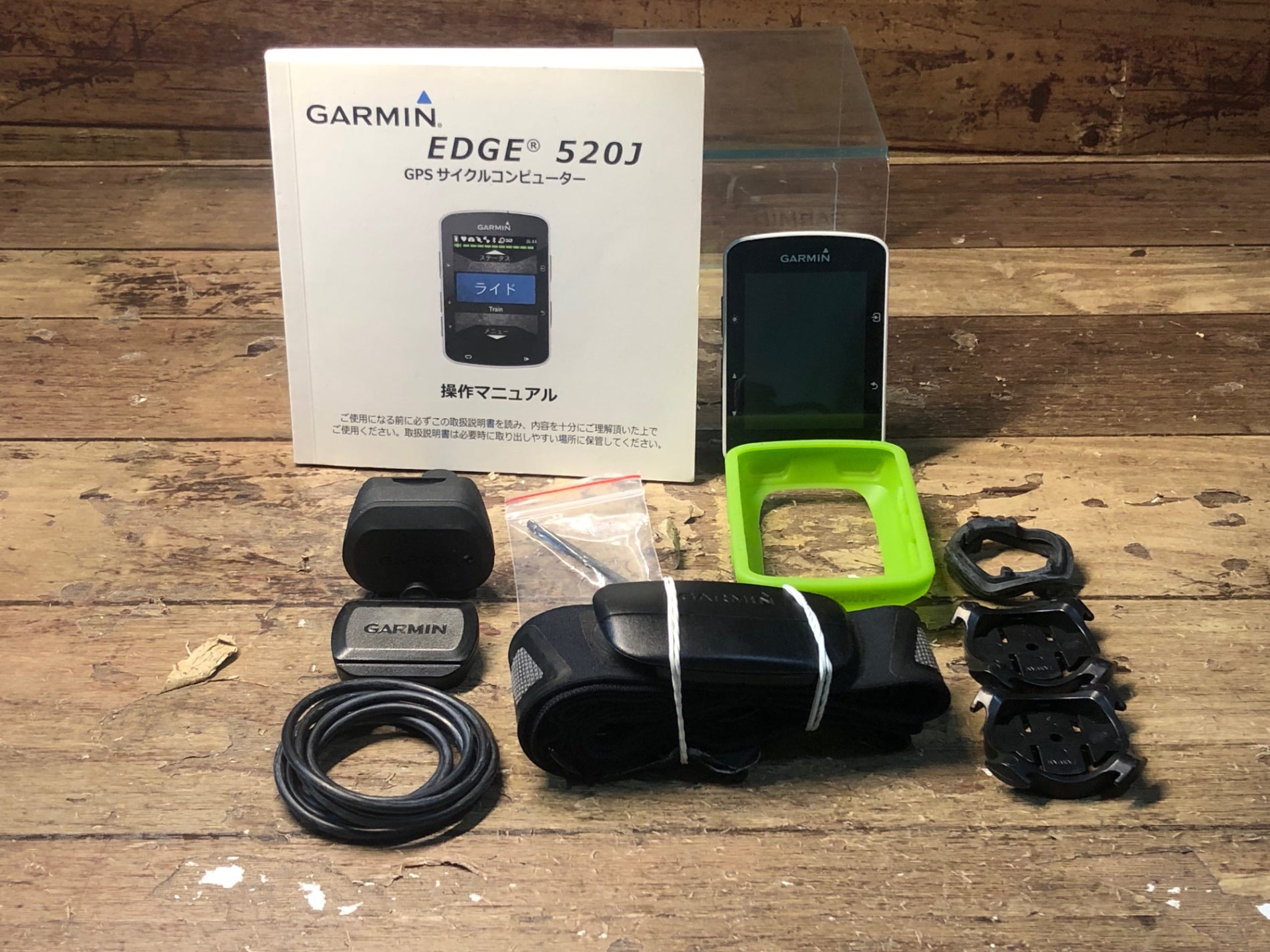 HV675 ガーミン GARMIN エッジ EDGE520J サイクルコンピューター センサー付属 動作確認済