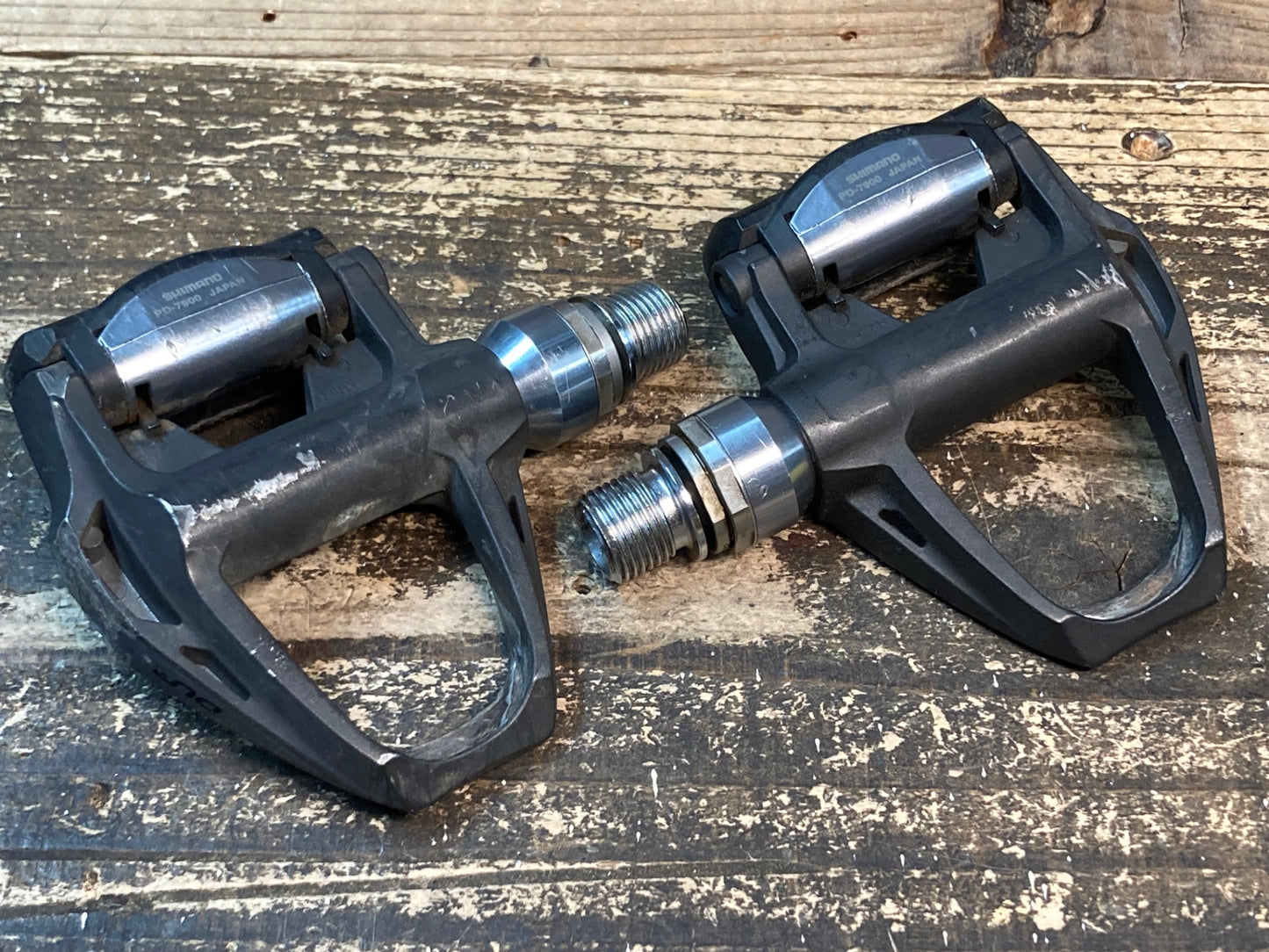 IK955 シマノ SHIMANO デュラエース DURA-ACE PD-7900 ビンディングペダル SPD-SL ※ガリ傷