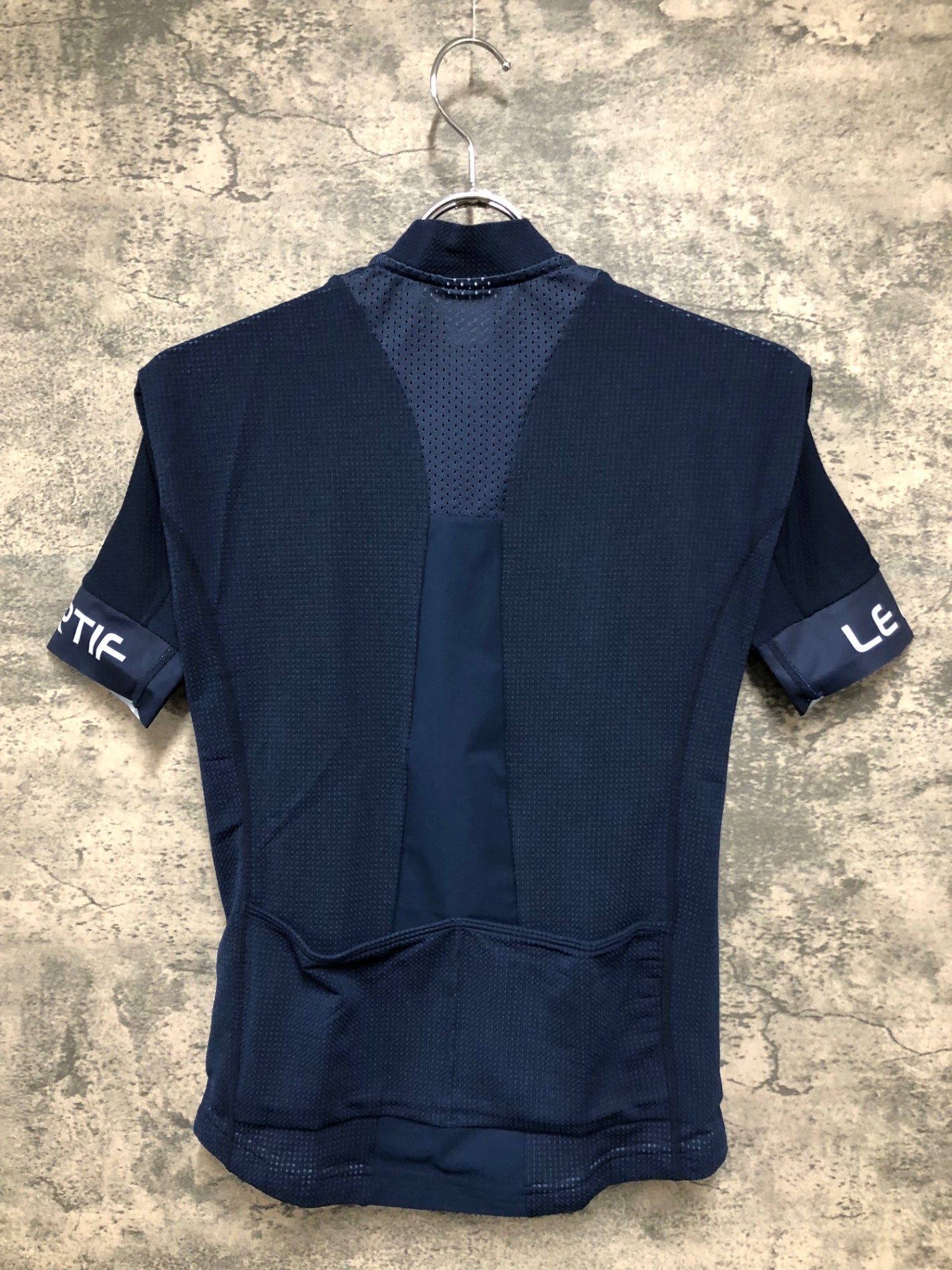 IZ917 ルコックスポルティフ le coq sportif 半袖 サイクルジャージ 紺 M