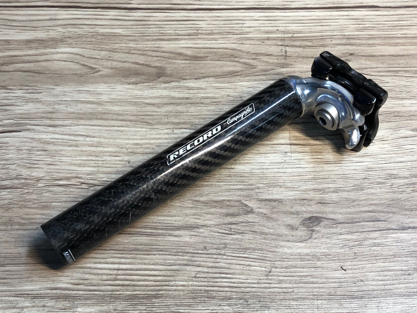 IK041 カンパニョーロ CAMPAGNOLO レコード RECORD カーボン シートポスト Φ27.2 先端カット済 実測190mm