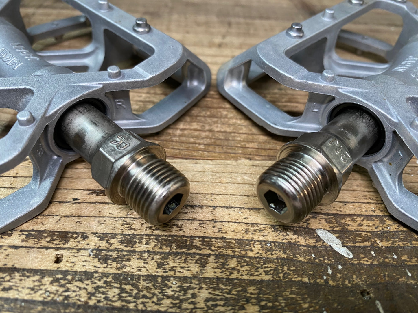 JC471 三ヶ島 MKS ALLWAYS フラットペダル シルバー