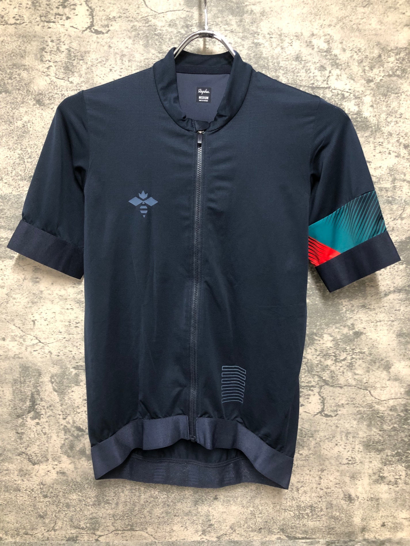 IZ920 ラファ Rapha RAPHA ATHLETES PRO TEAM TRAINING JERSEY 半袖 サイクルジャージ 紺 M