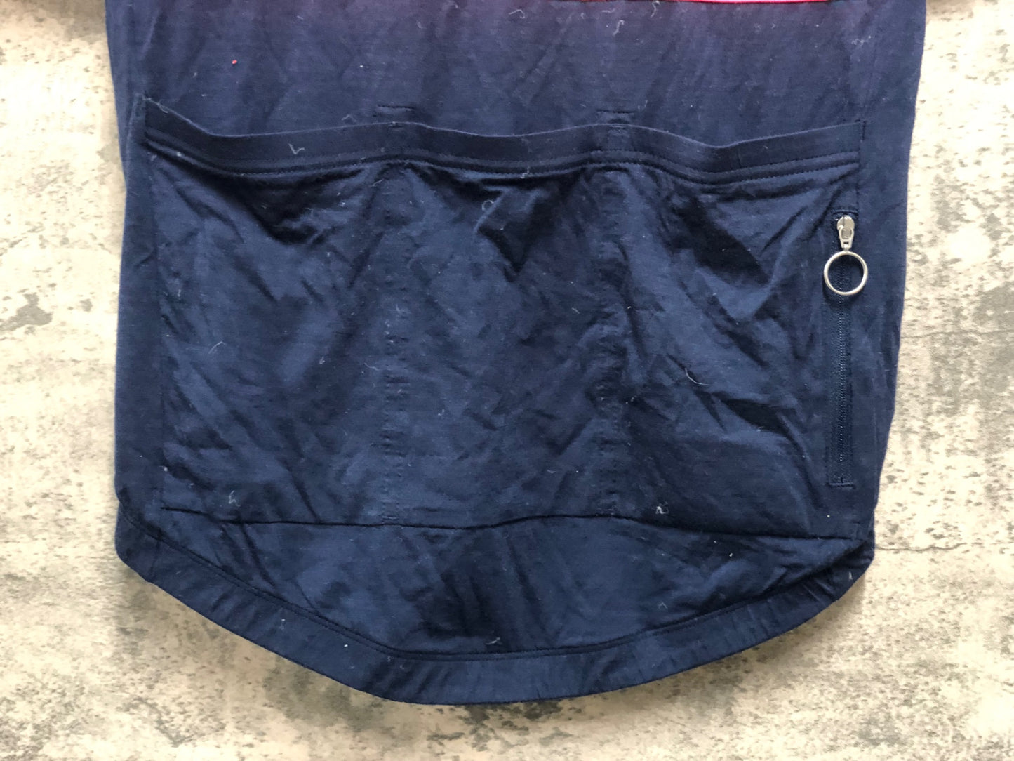 IX937 ラファ Rapha MEN'S WINDBLOCK BREVET JERSEY 半袖サイクルジャージ 紺 S