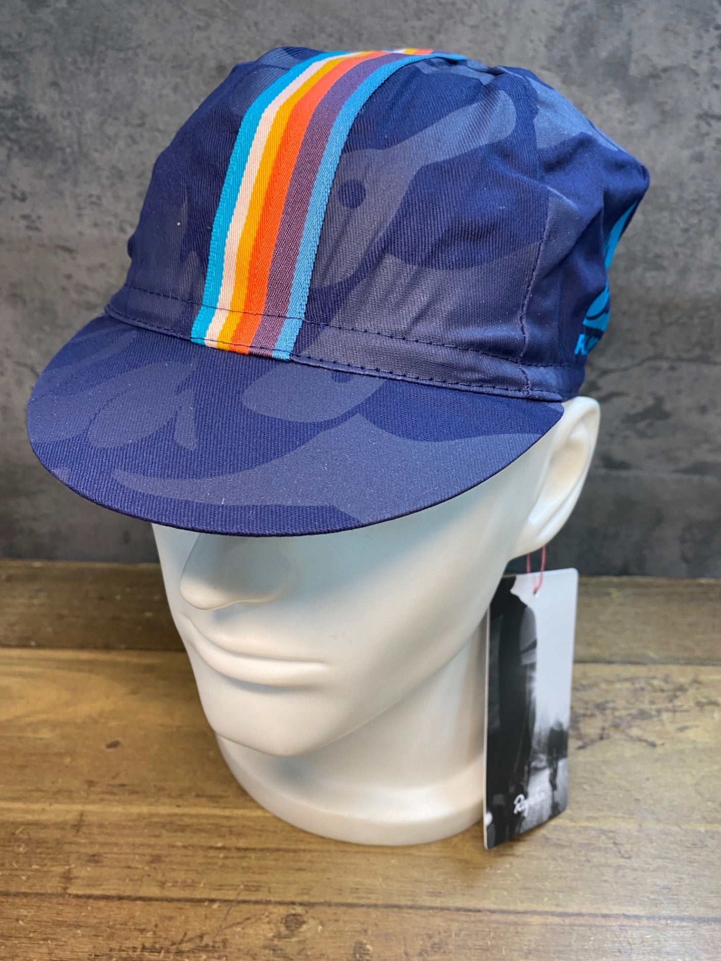JD742 ラファ Rapha RCC + PAUL SMITH CAP サイクルキャップ 濃紺 ワンサイズ