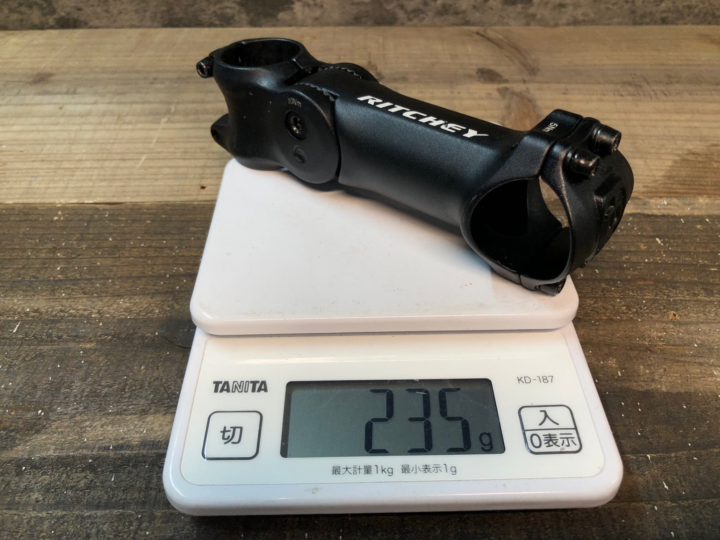 IP581 リッチー RITCHEY 4-AXIS ADJUSTABLE STEM アルミ ステム 黒 120mm Φ31.8 OS