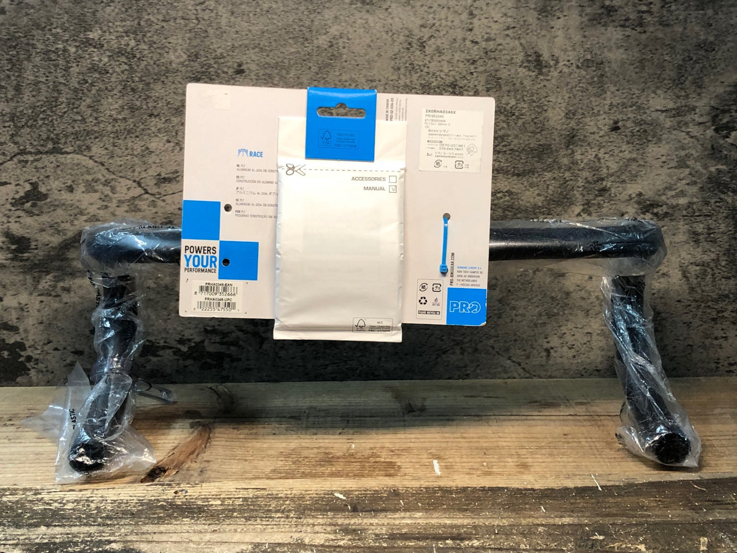 IT340 シマノ SHIMANO プロ PRO PLT アルミ ドロップハンドル Φ31.8 380mmブラケット部C-C