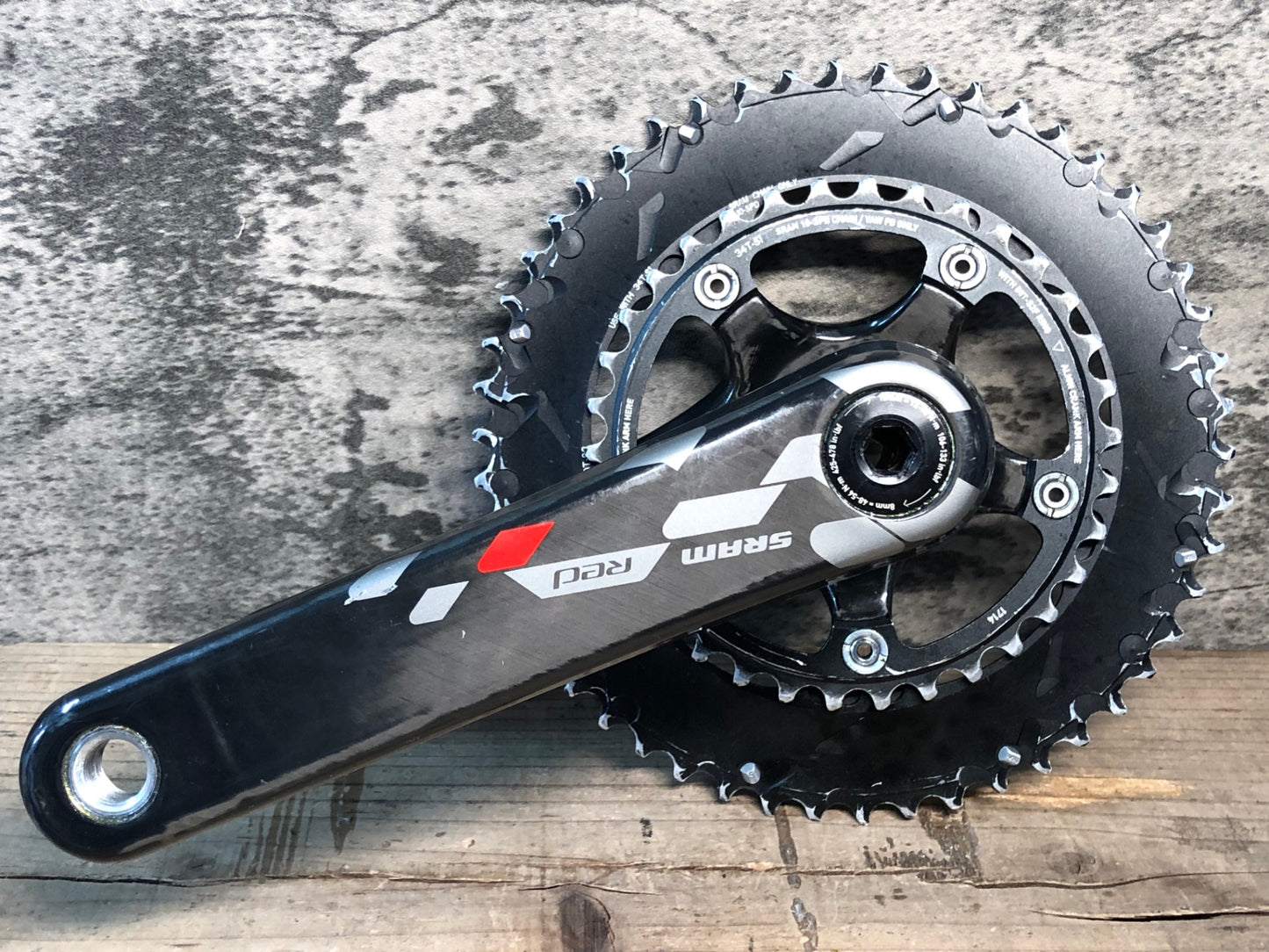 JC009 スラム SRAM RED 10S カーボン クランクセット 50/34T 170mm GXP規格